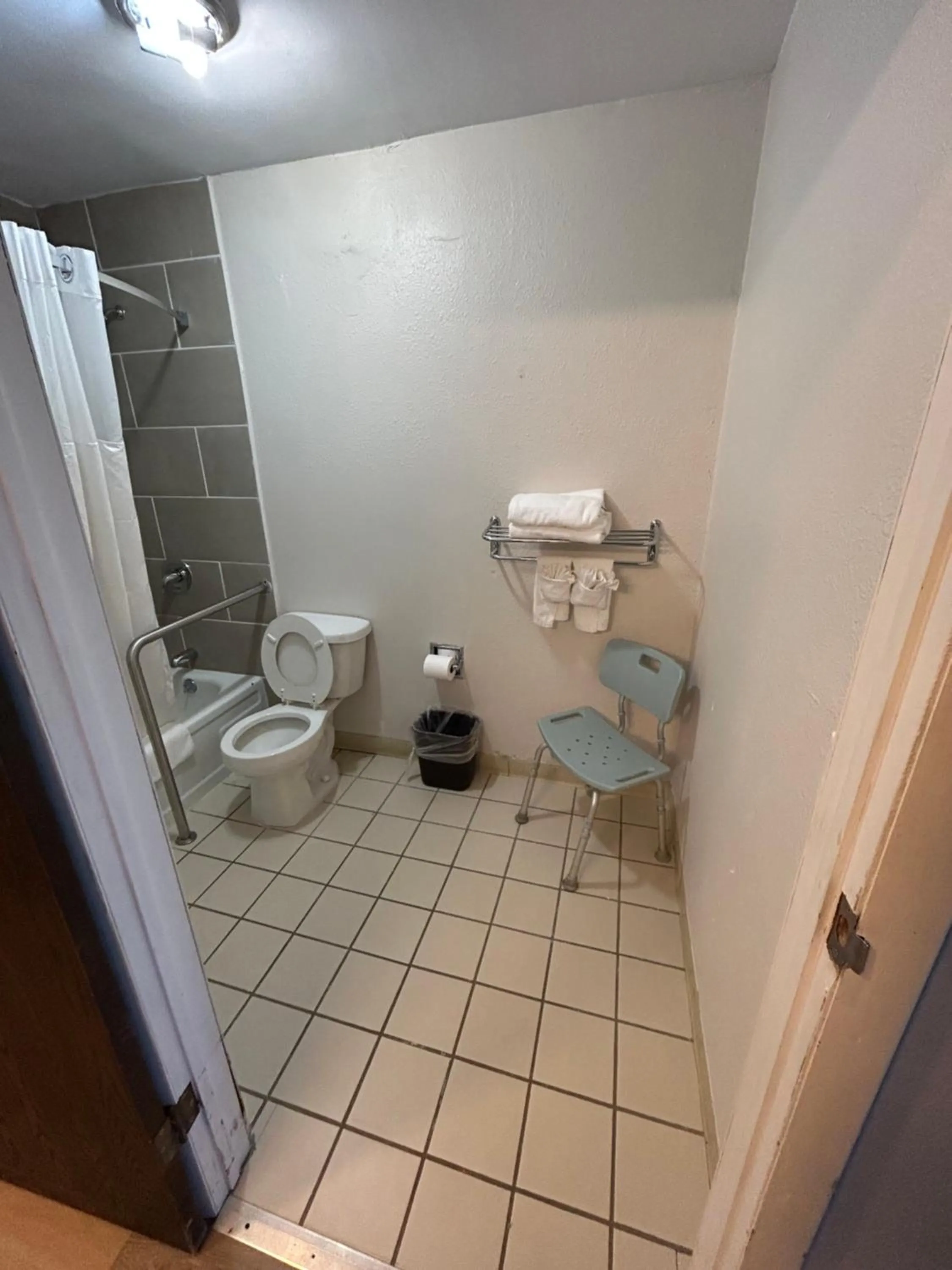 Bathroom in Super 8 by Wyndham Sterling CO