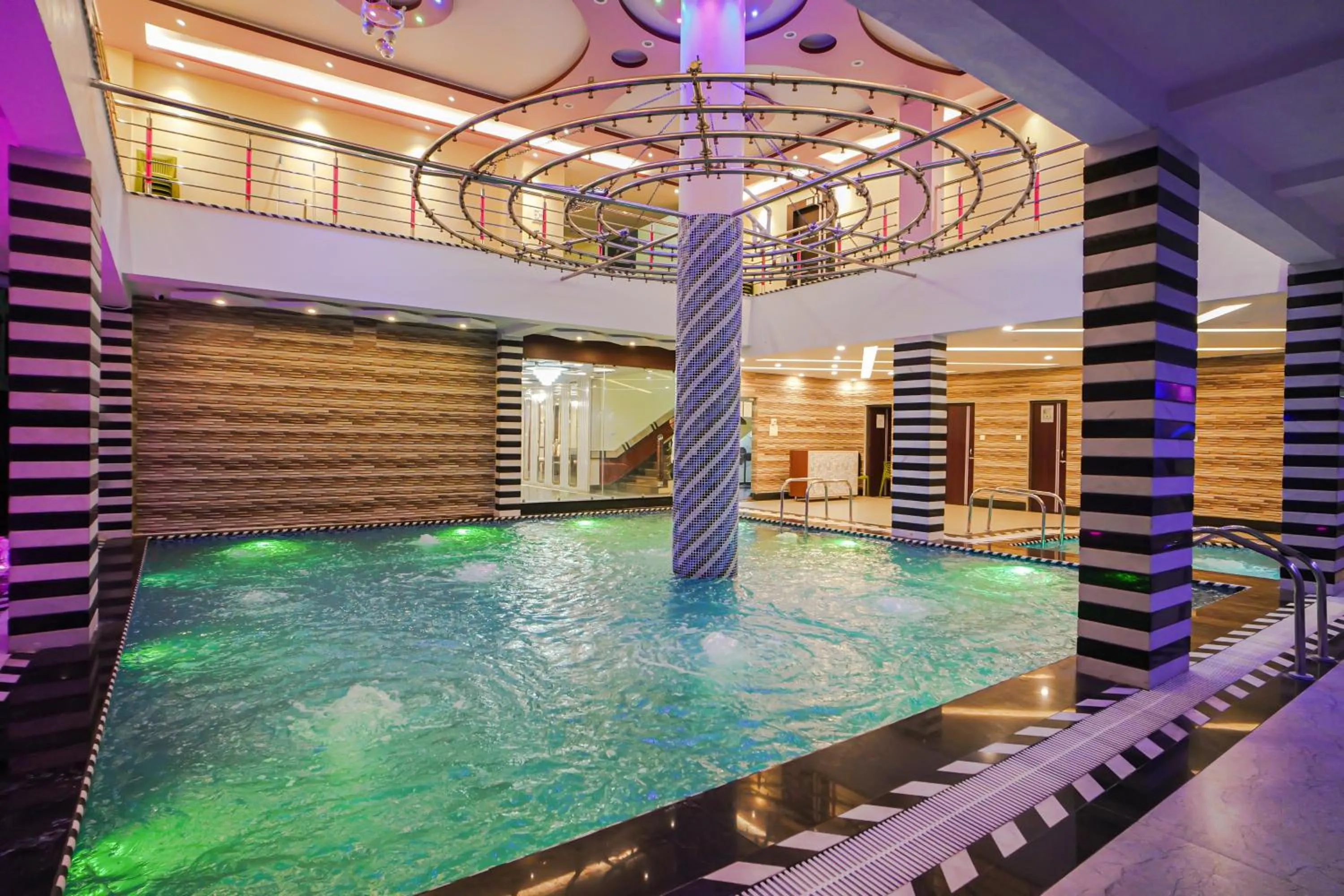 Pool view in HOTEL ALLISHAN !! Couple Friendly Hotel Near Science City !!