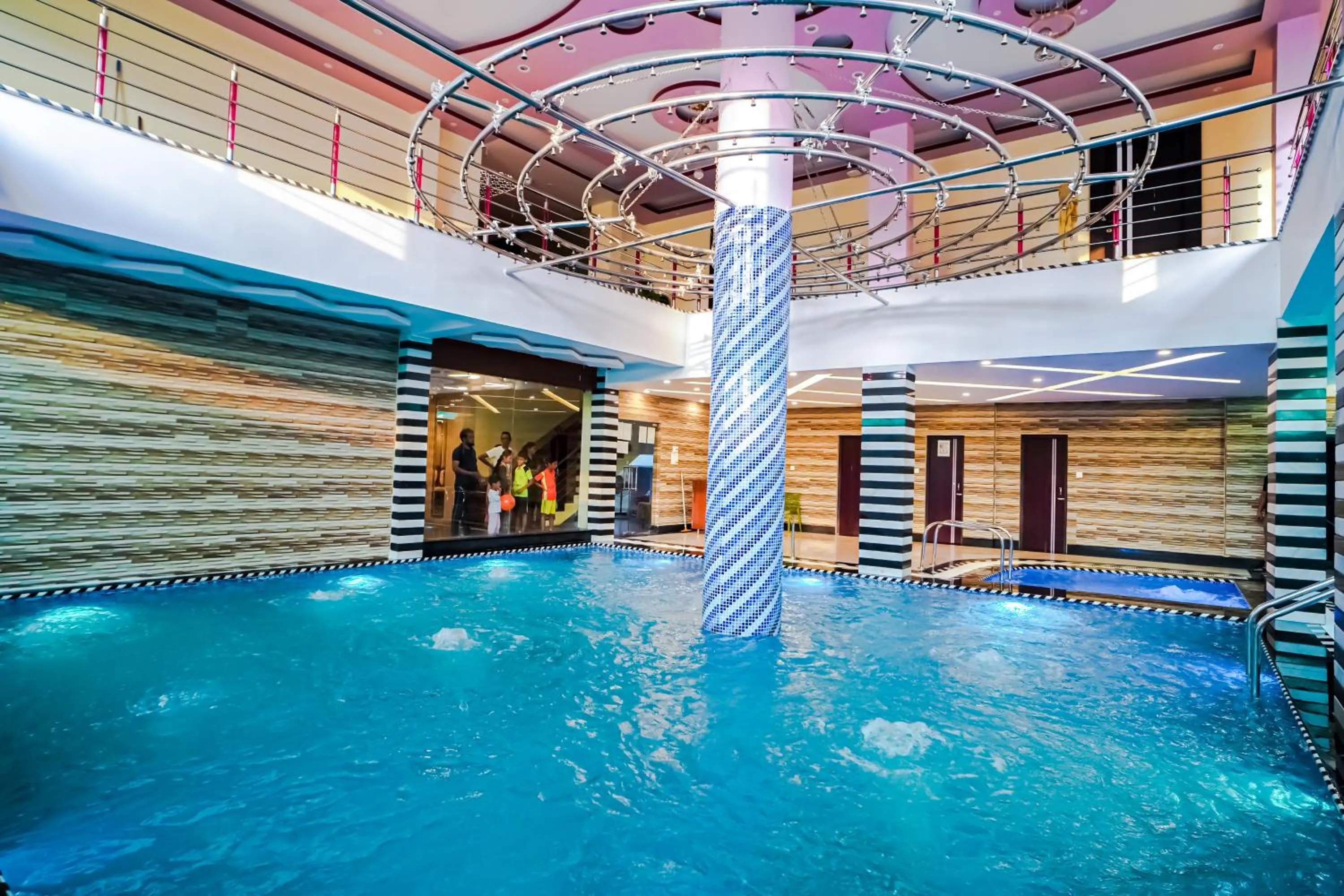 Pool view in HOTEL ALLISHAN !! Couple Friendly Hotel Near Science City !!