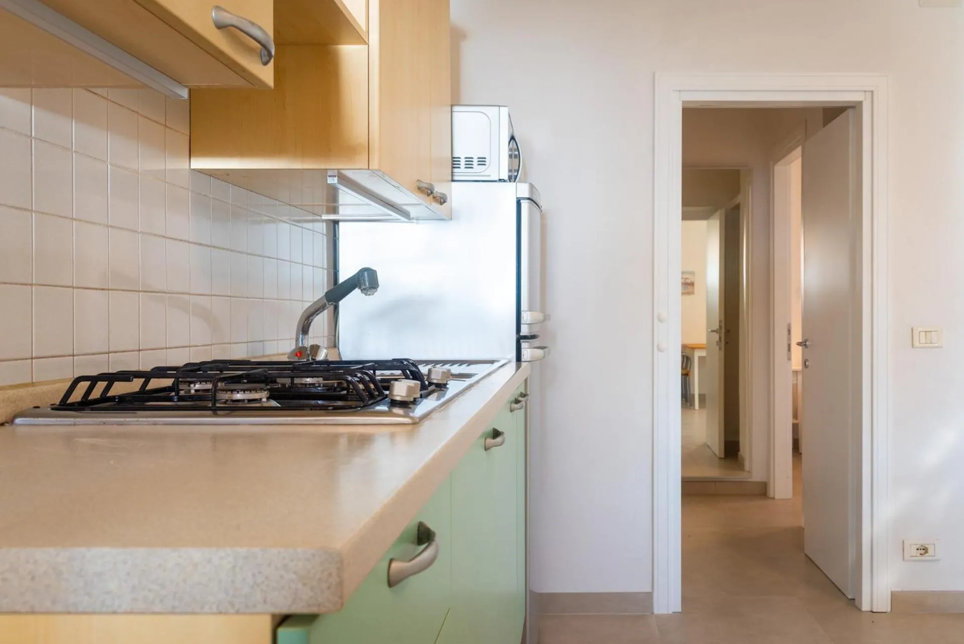 Kitchen or kitchenette in Appartamenti Panorama