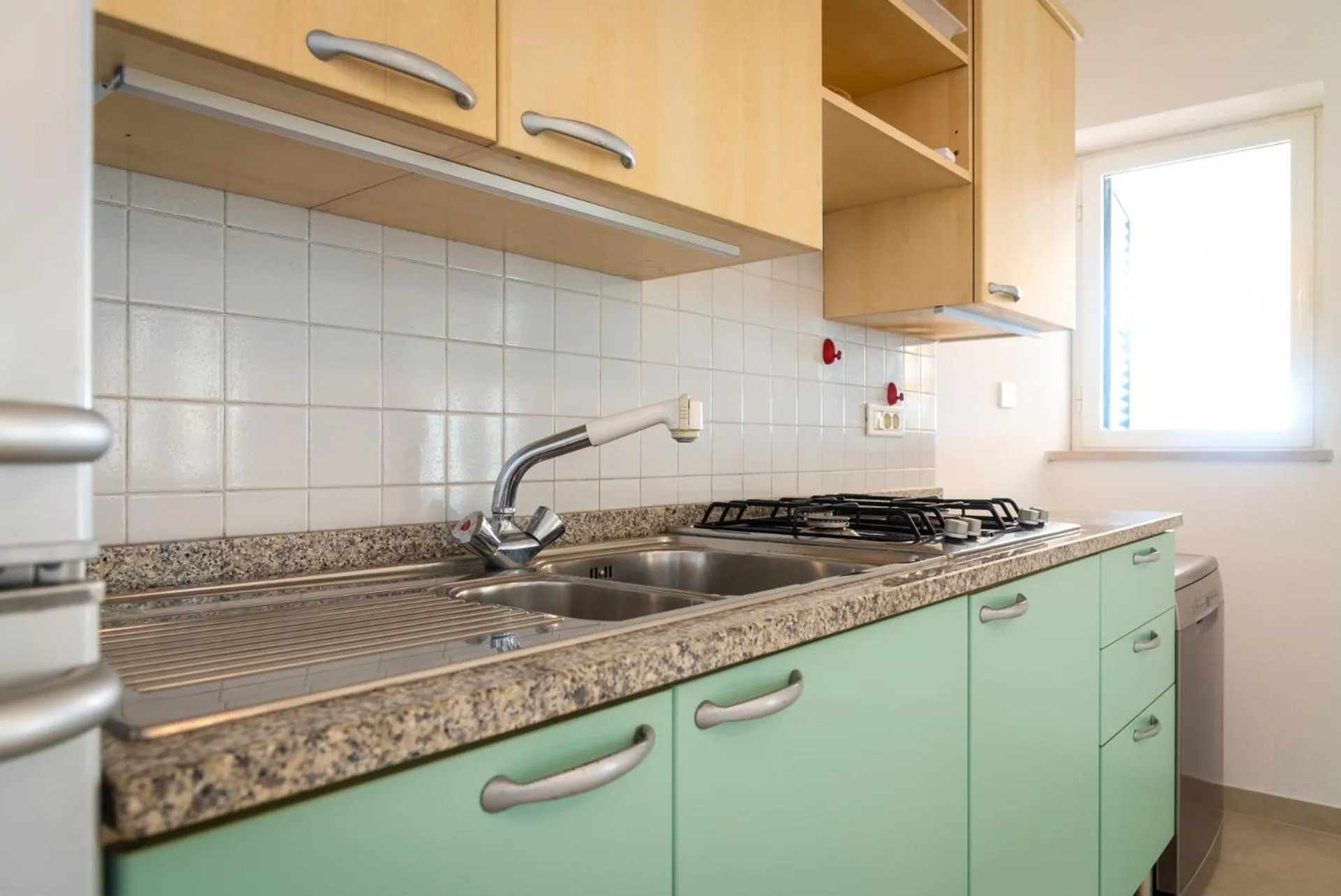 Kitchen or kitchenette in Appartamenti Panorama