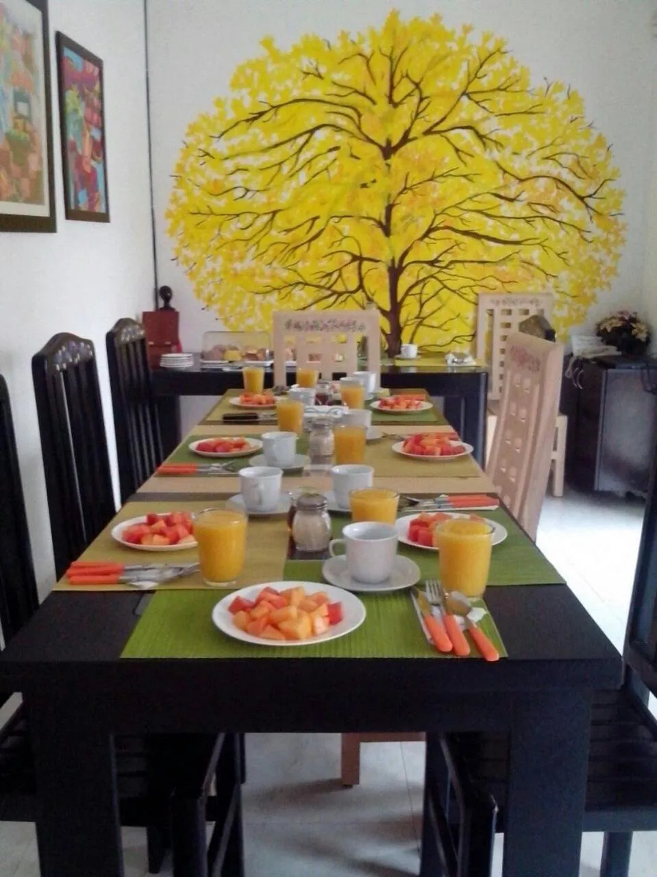 Dining area in Villa Mont