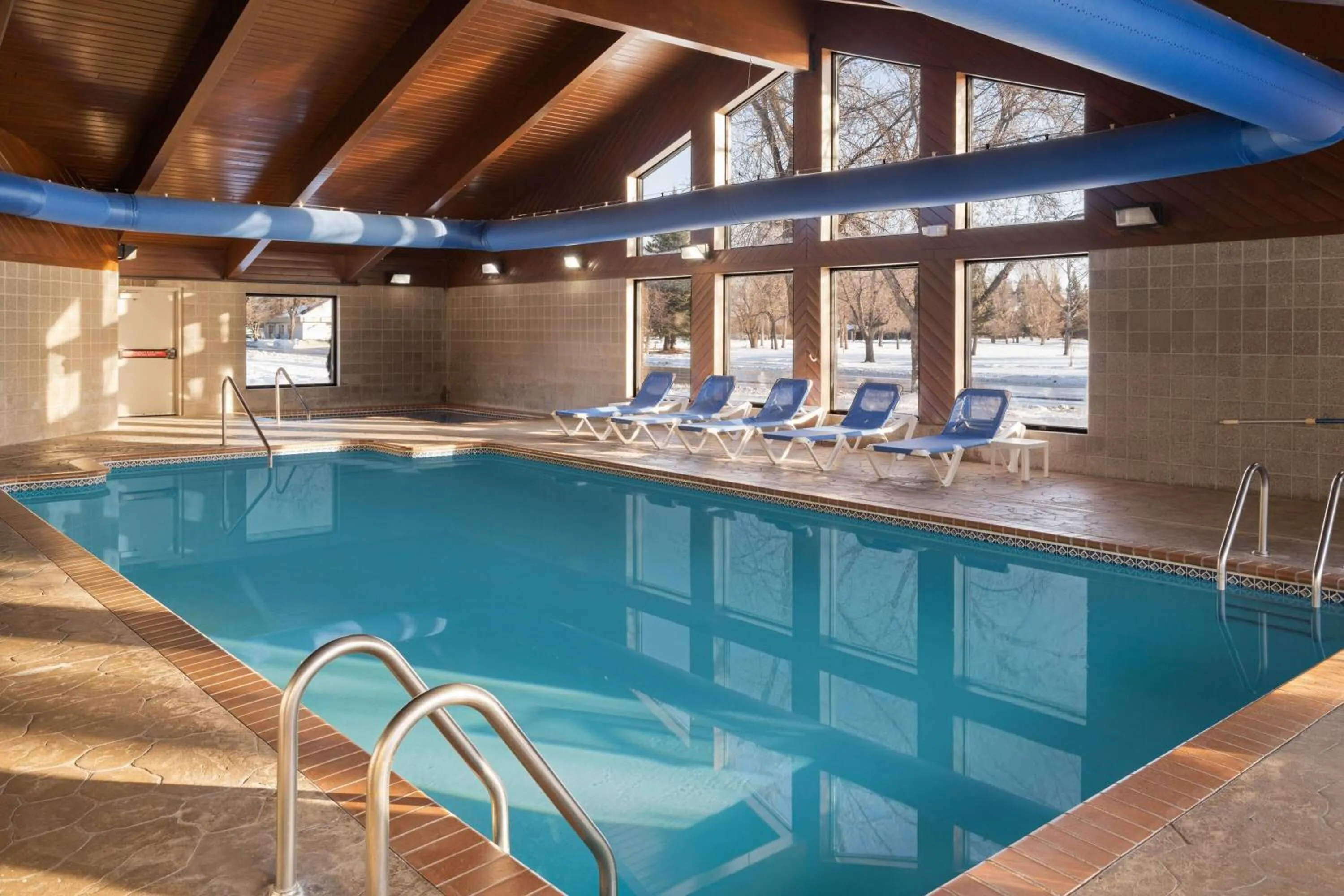 Swimming pool in AmericInn by Wyndham Grand Forks
