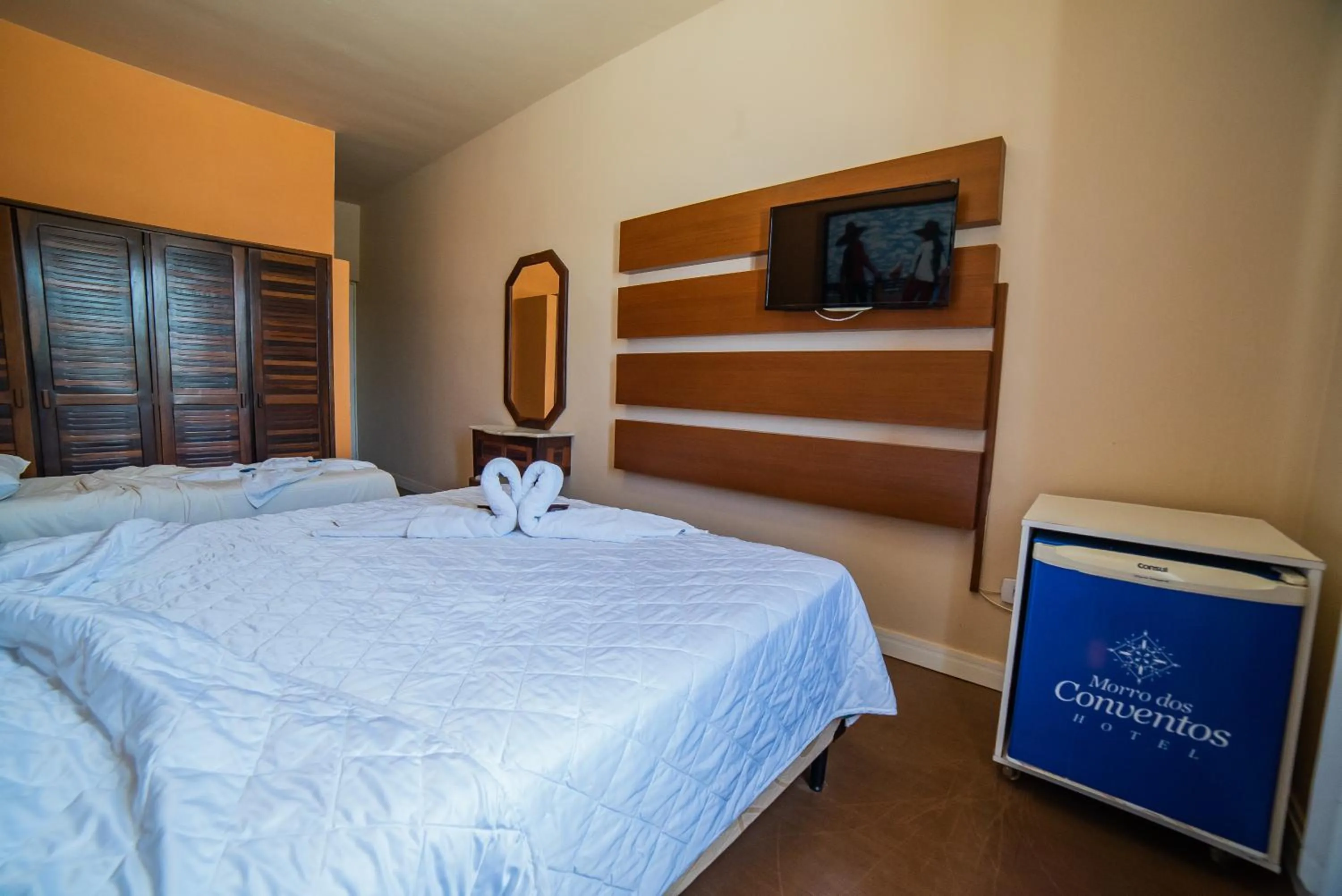 Bed in Hotel Morro dos Conventos