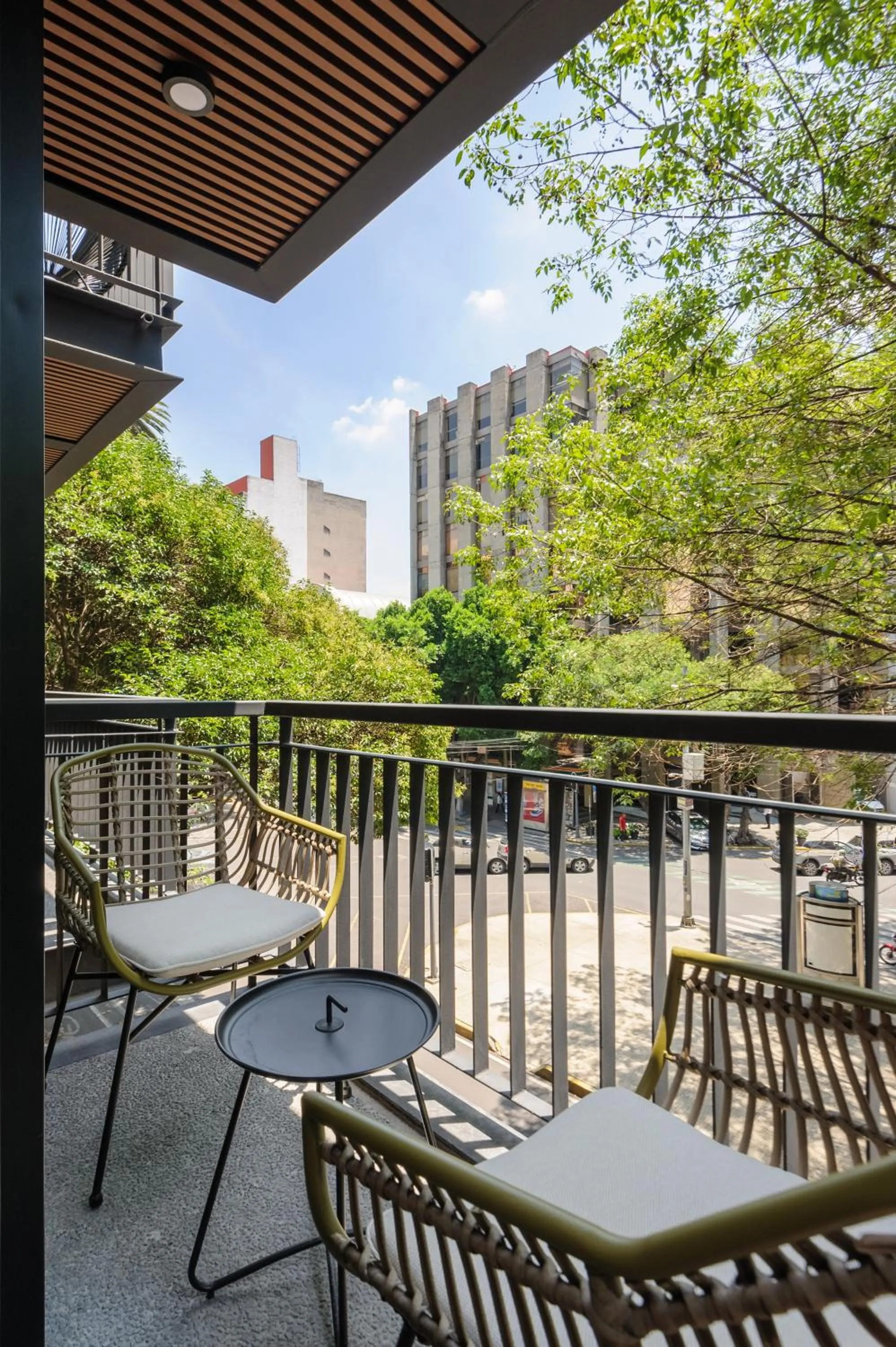 Balcony/Terrace in Nuevo Leon 155 by Wynwood House