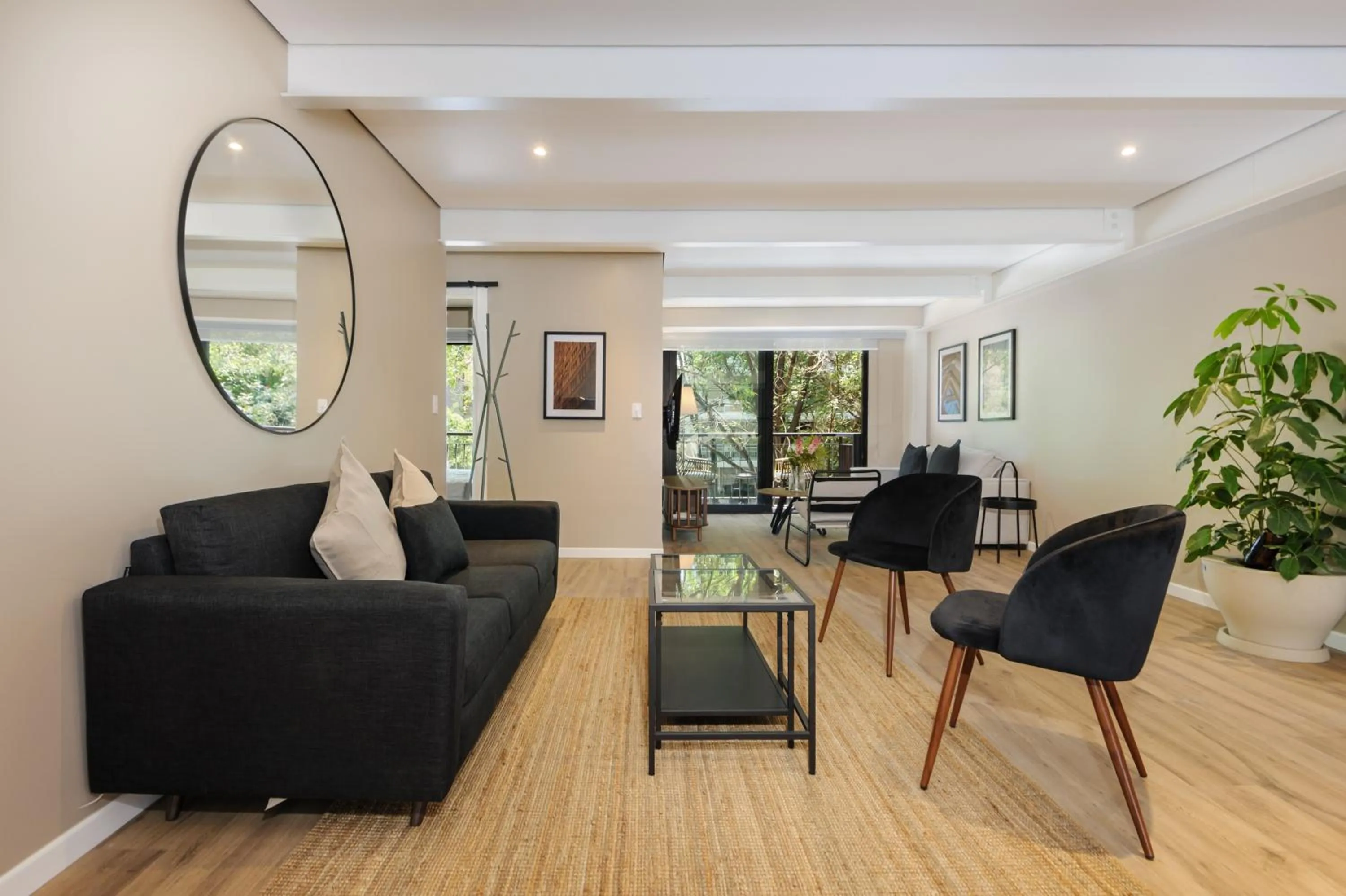 Living room in Nuevo Leon 155 by Wynwood House