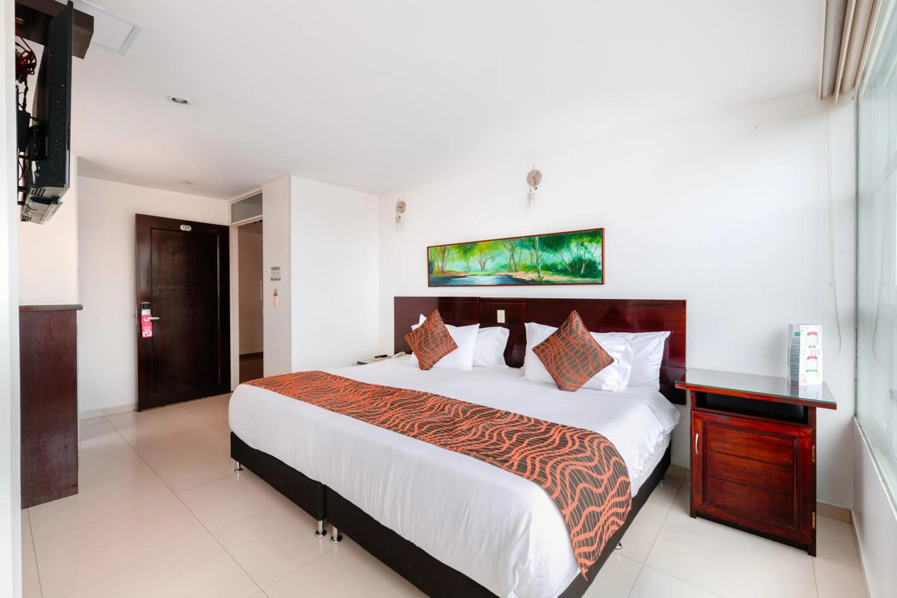 Bed in Hotel Parque 63