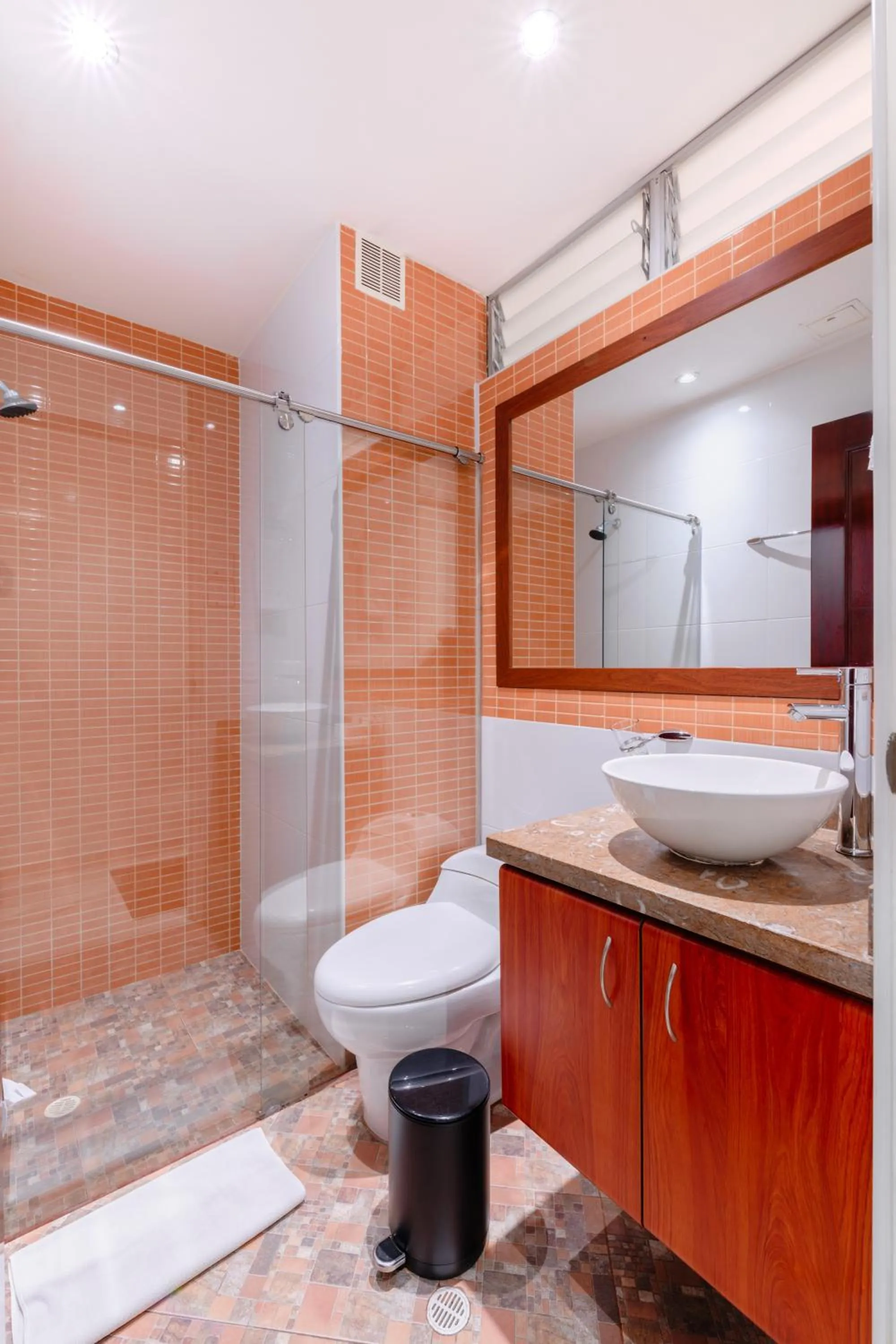 Shower in Hotel Parque 63