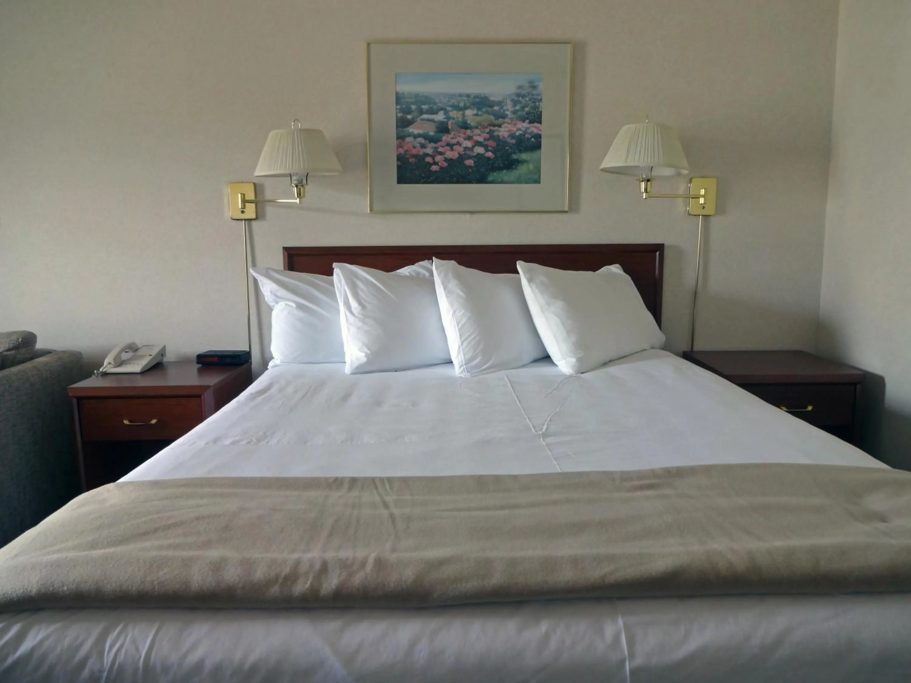 Bedroom, Bed in Powell River Town Centre Hotel