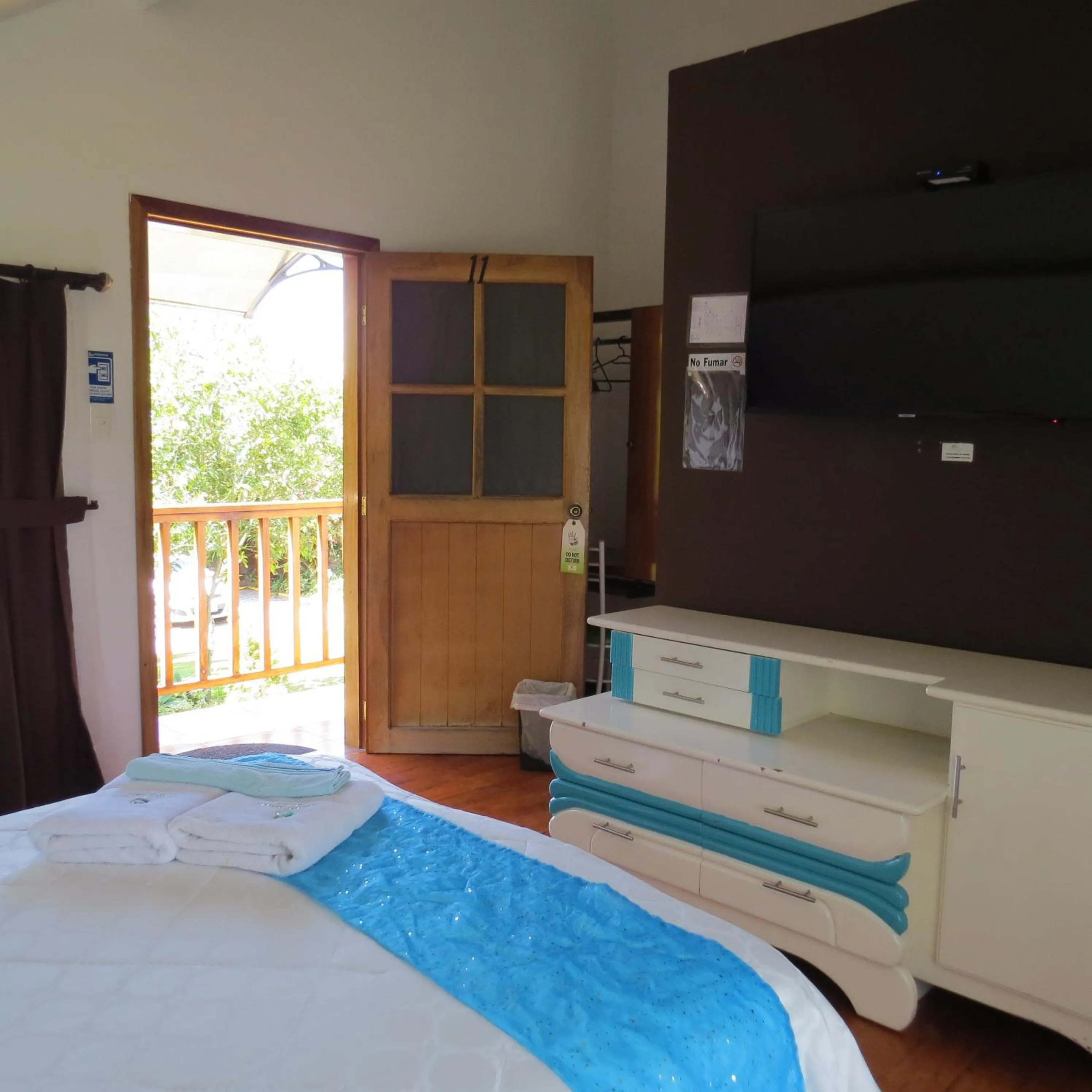 Bed in Hosteria Airport Garden