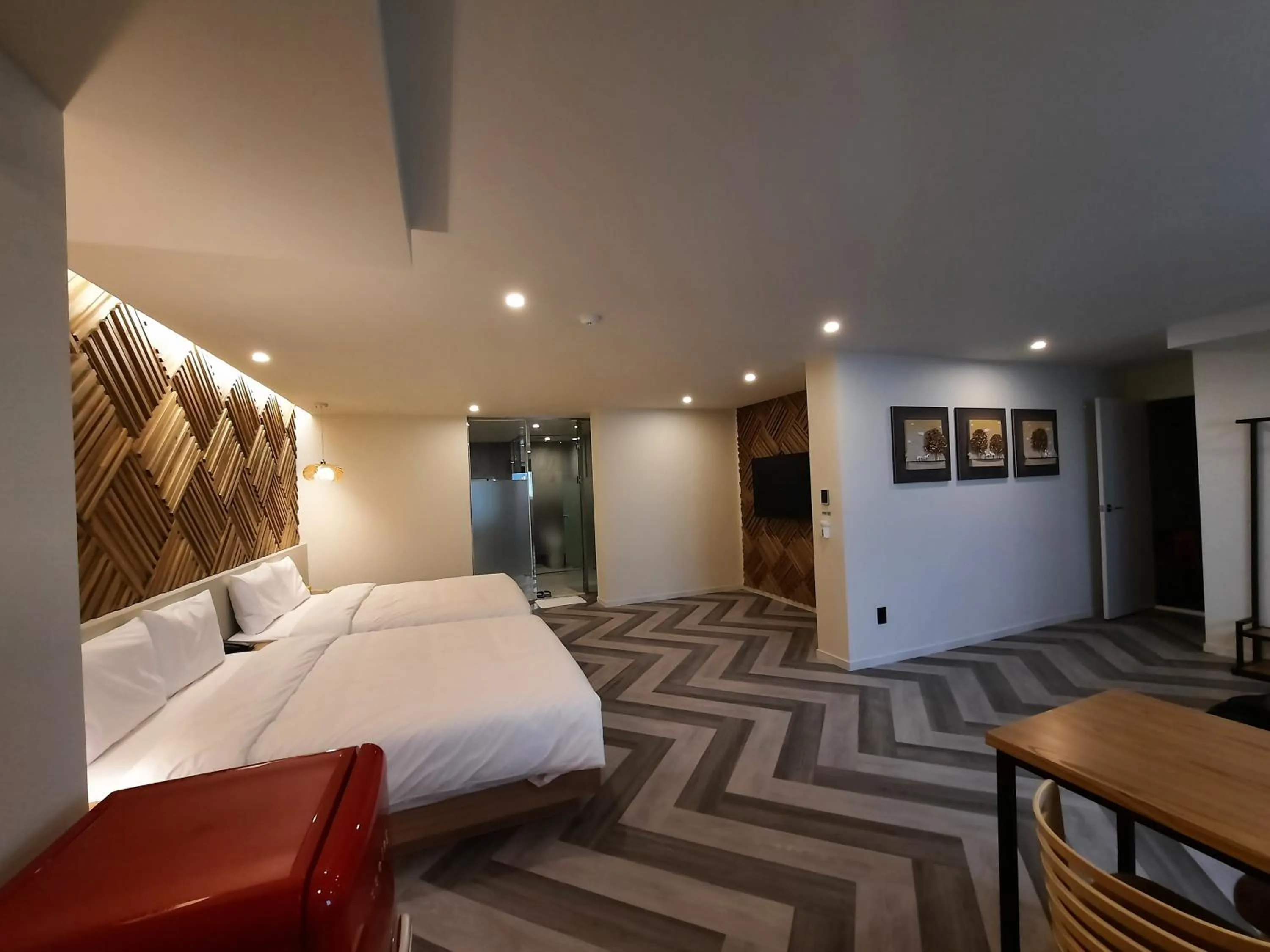 Bed in Rein Hotel Busan Yeonsan