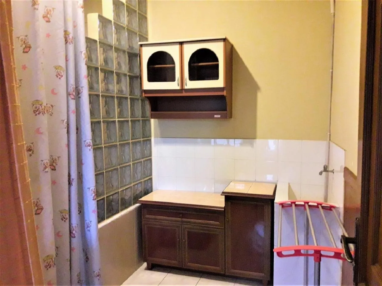 kitchen in Orange Home Syariah