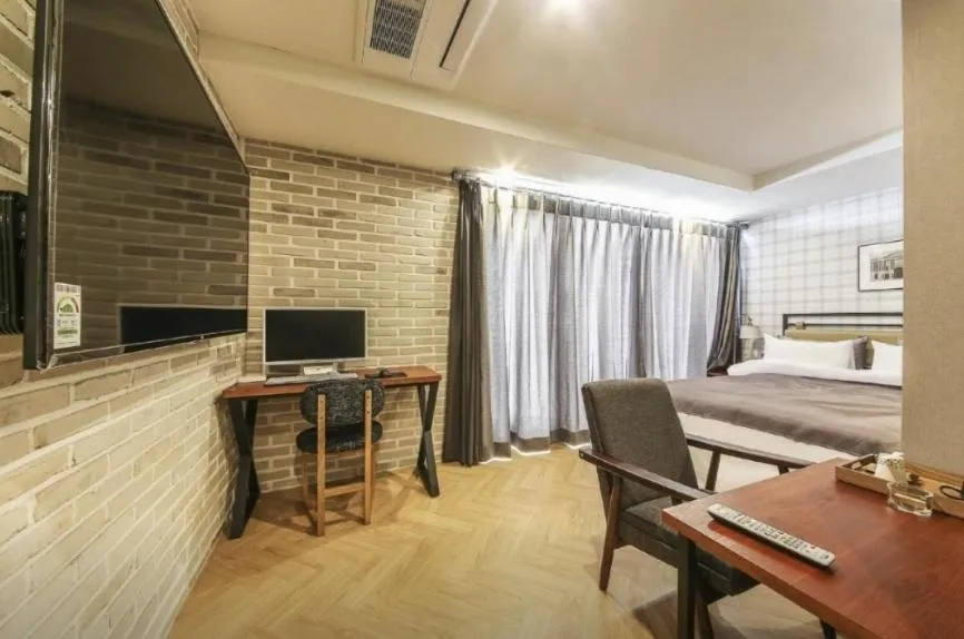 Bed in Brown-Dot Hotel Gwangalli beach