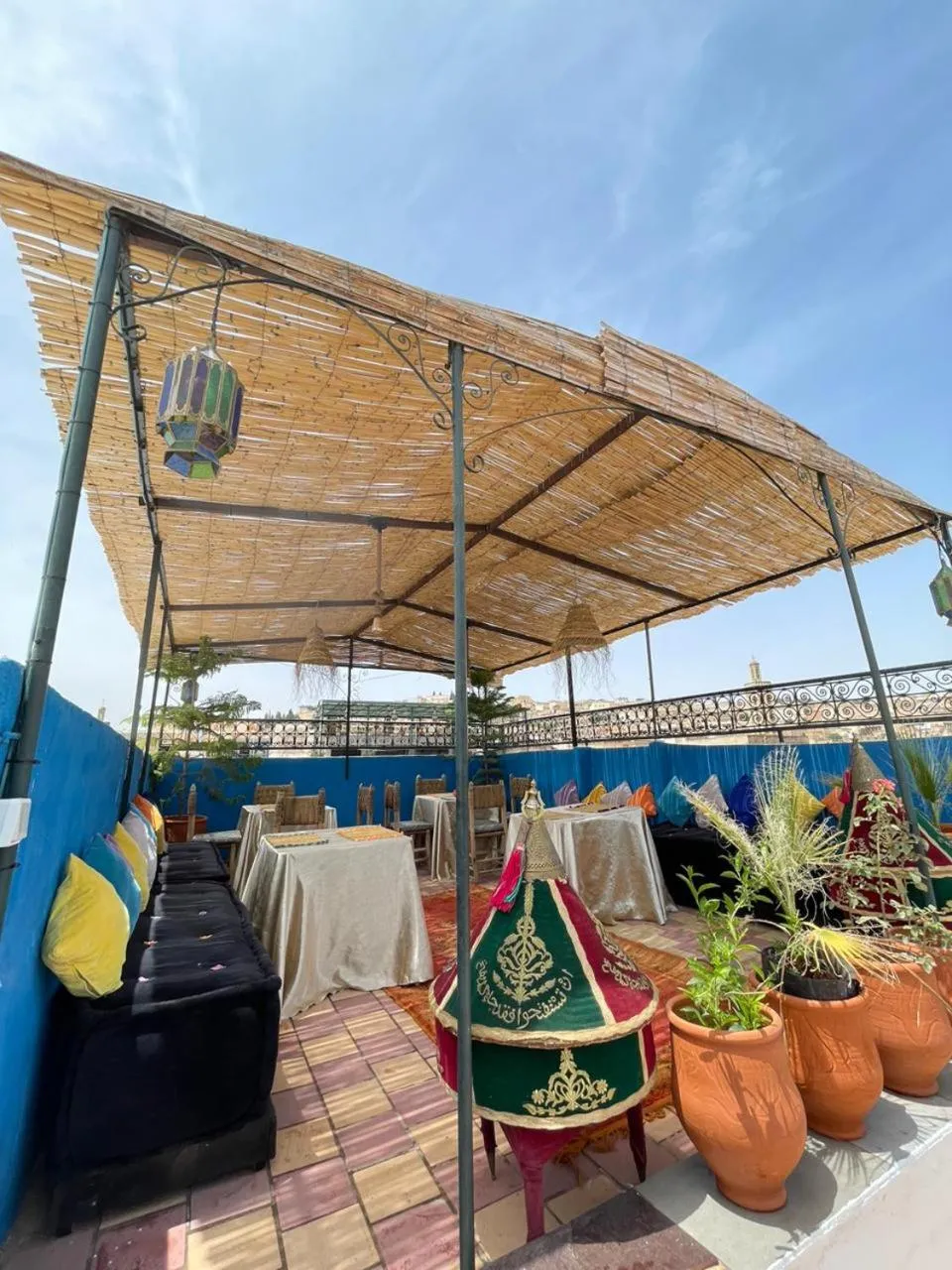 Balcony/Terrace in Riad Blue Oasis