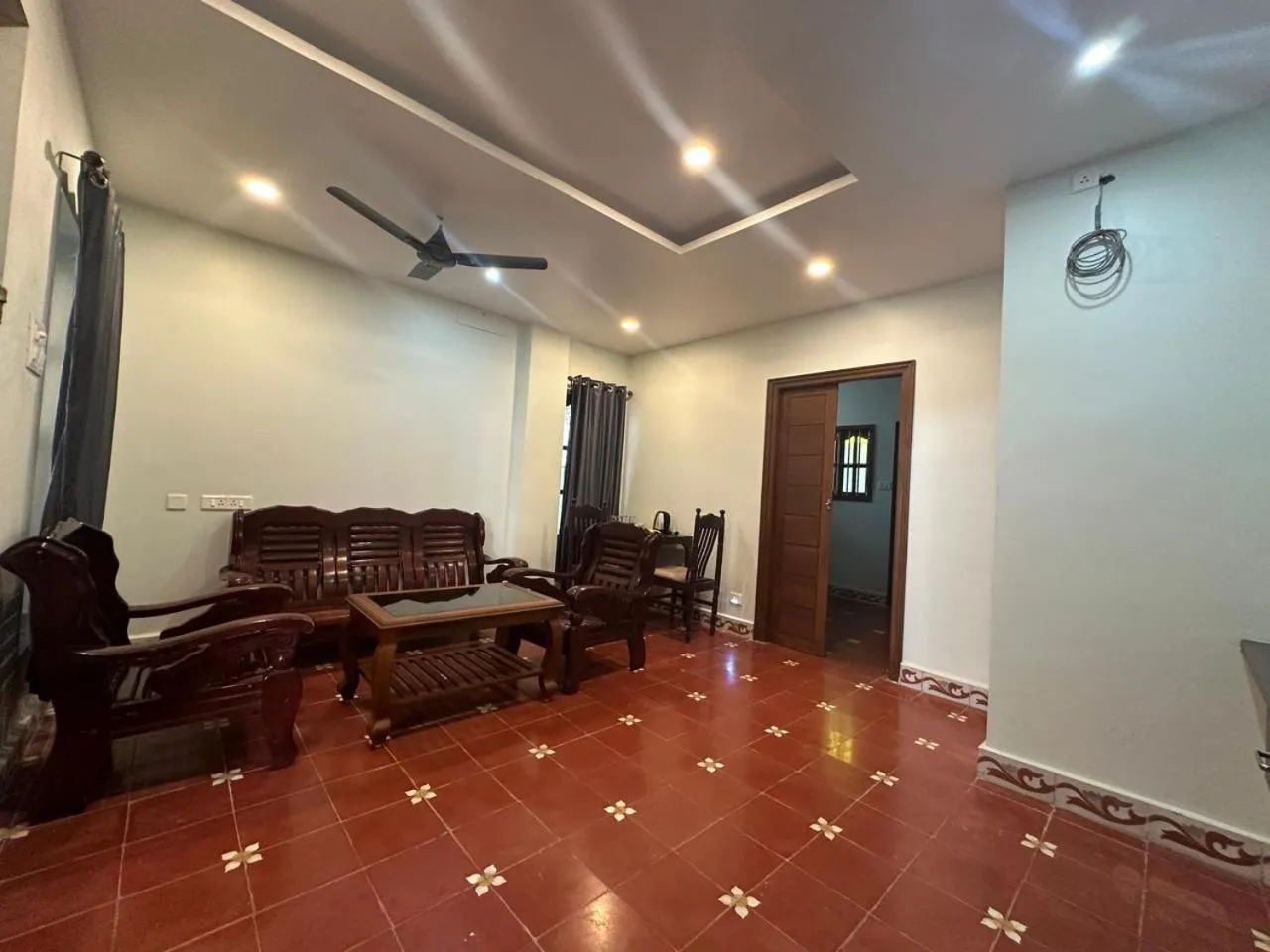 Living room in Serene Villa