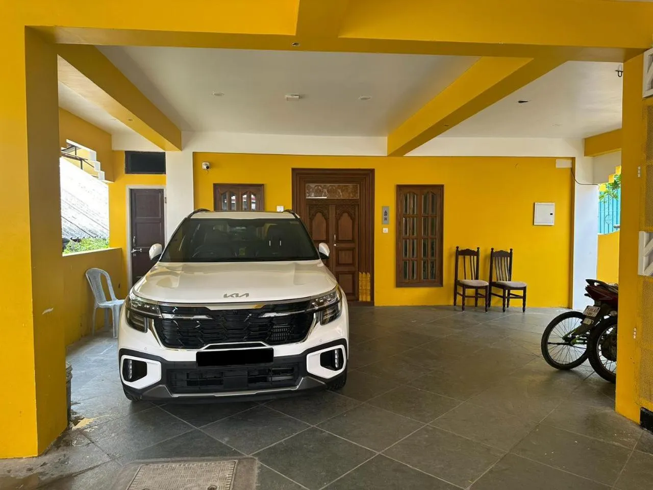 Parking in Serene Villa