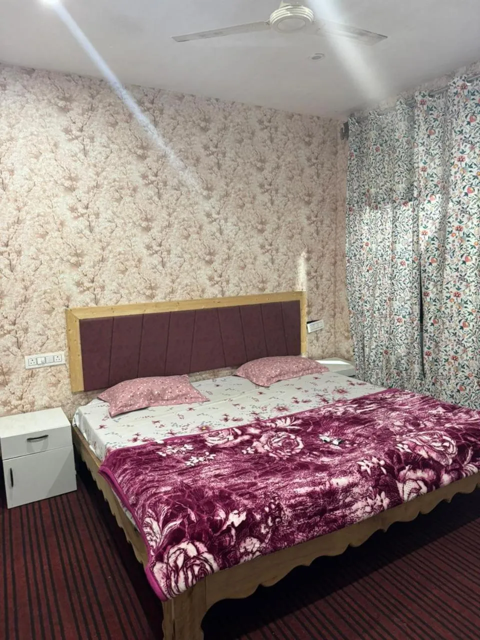 Bed in Lakes and peaks