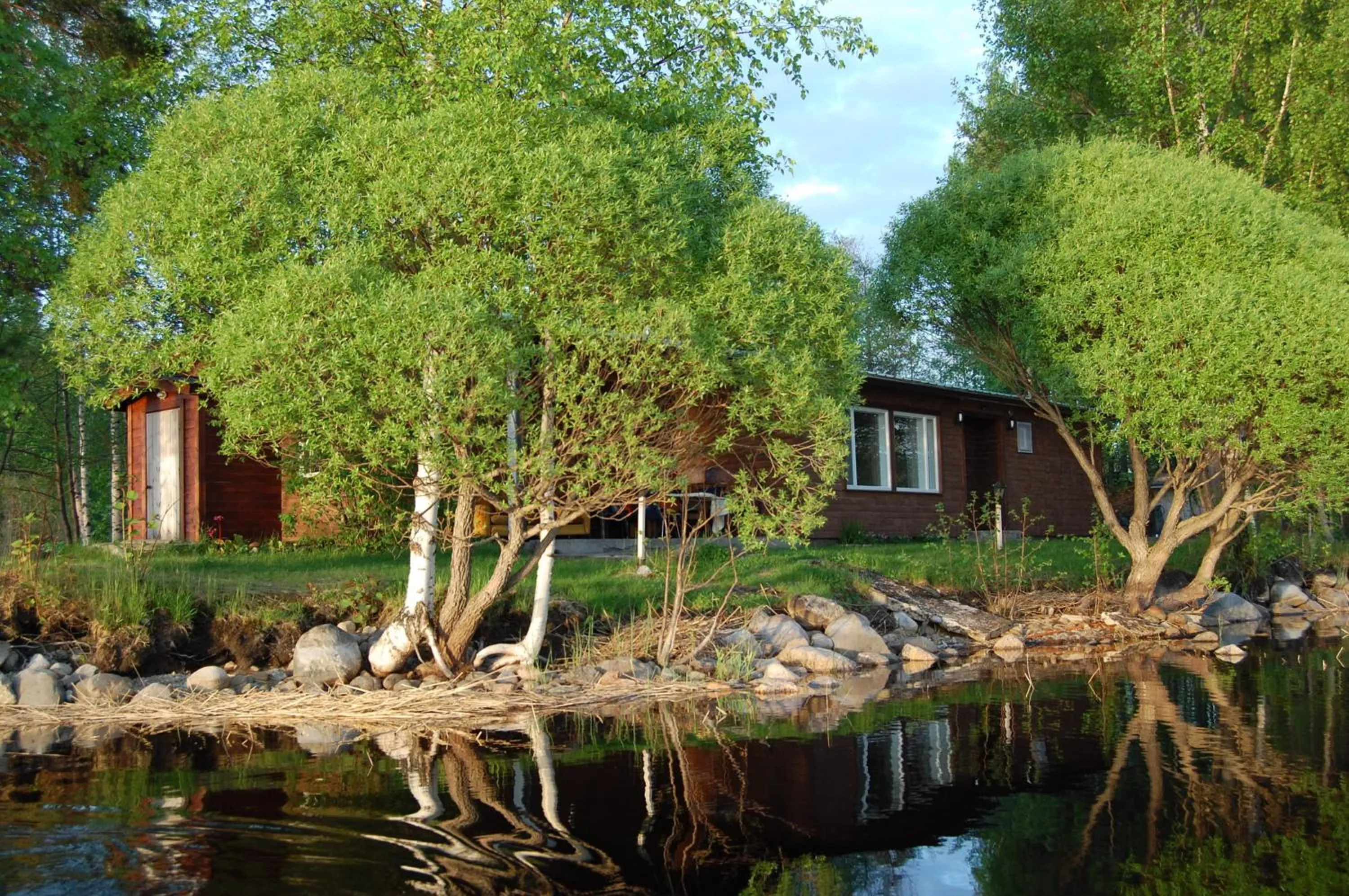 Facade/entrance in Lomasaaret Cottages