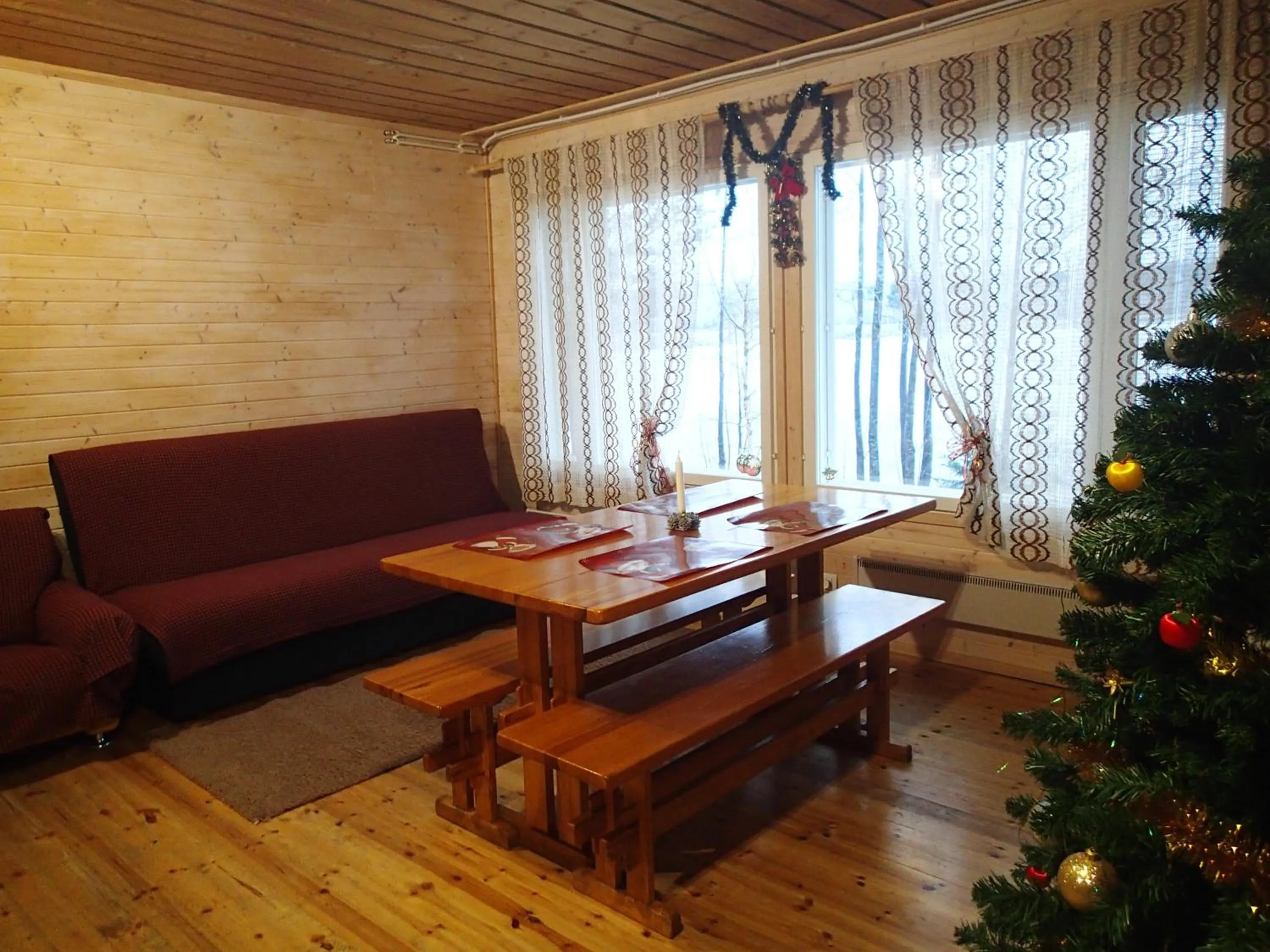 Living room in Lomasaaret Cottages
