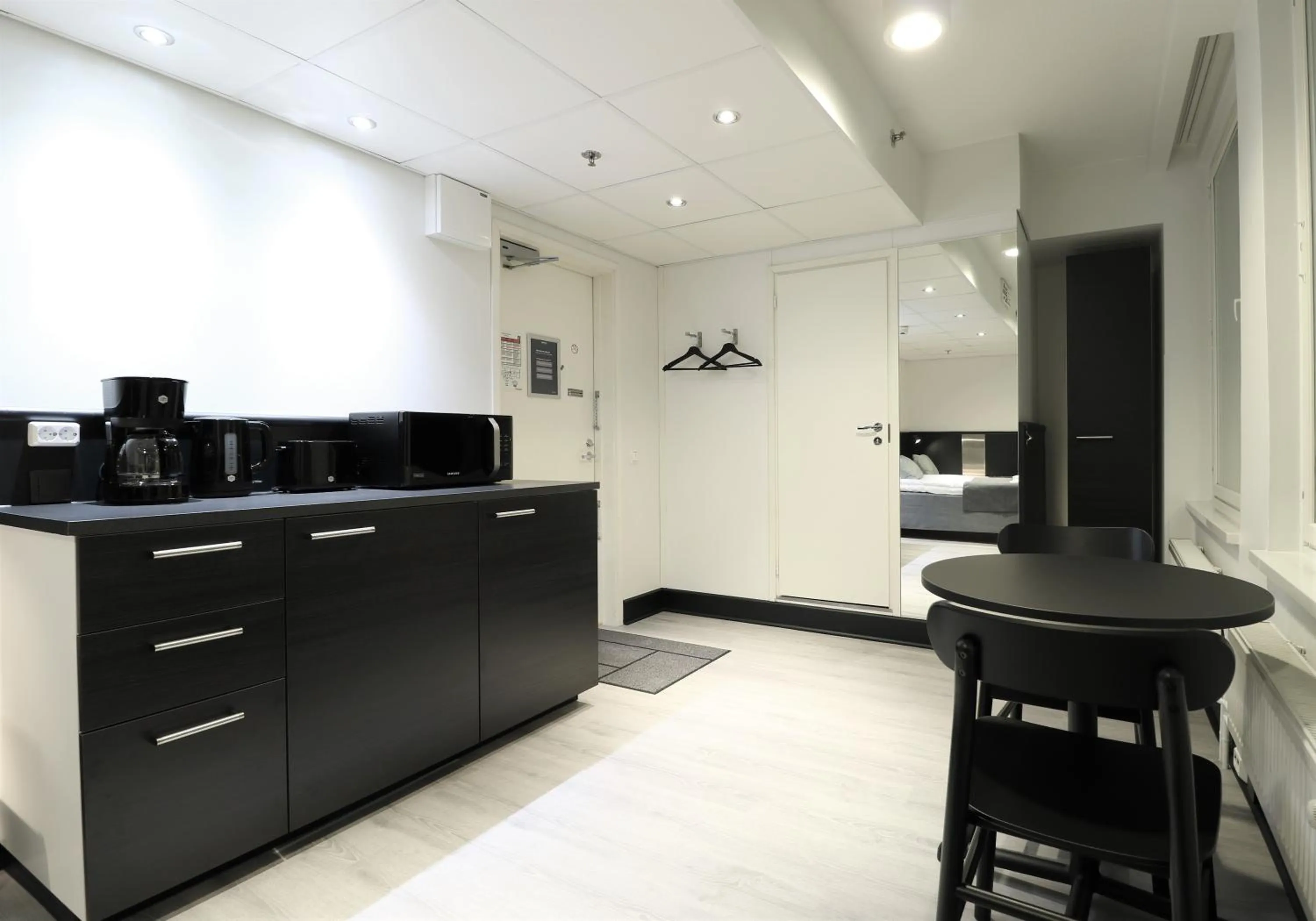 Kitchen or kitchenette in Forenom Aparthotel Tampere