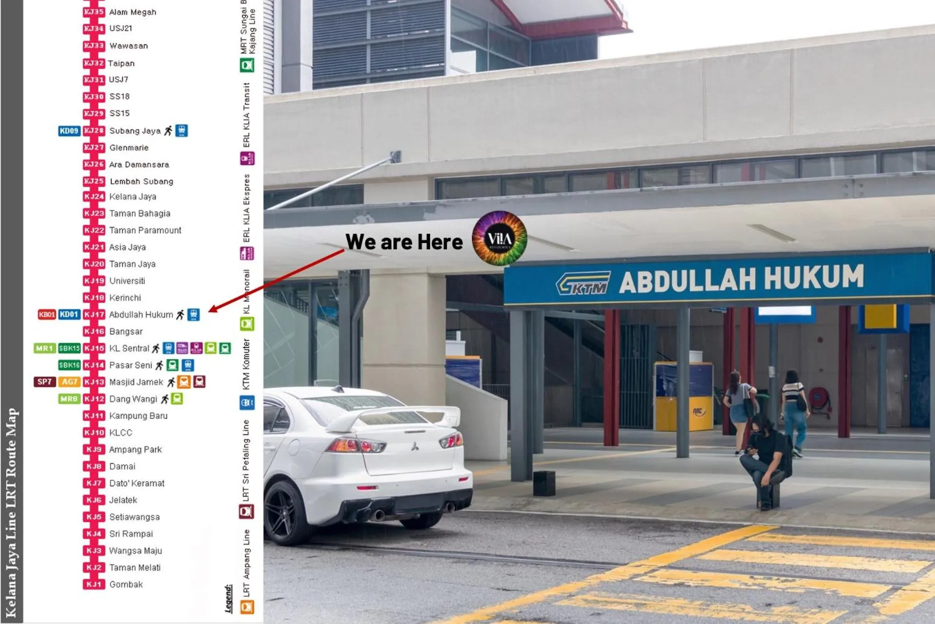 Location in ViiA Residences Kuala Lumpur