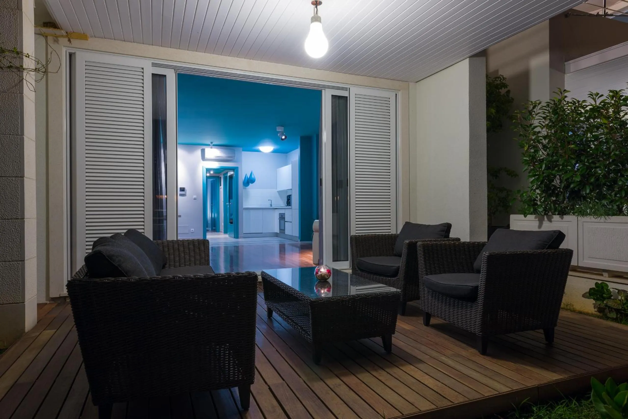 Balcony/Terrace in Apartments Villa Azzurra Bol