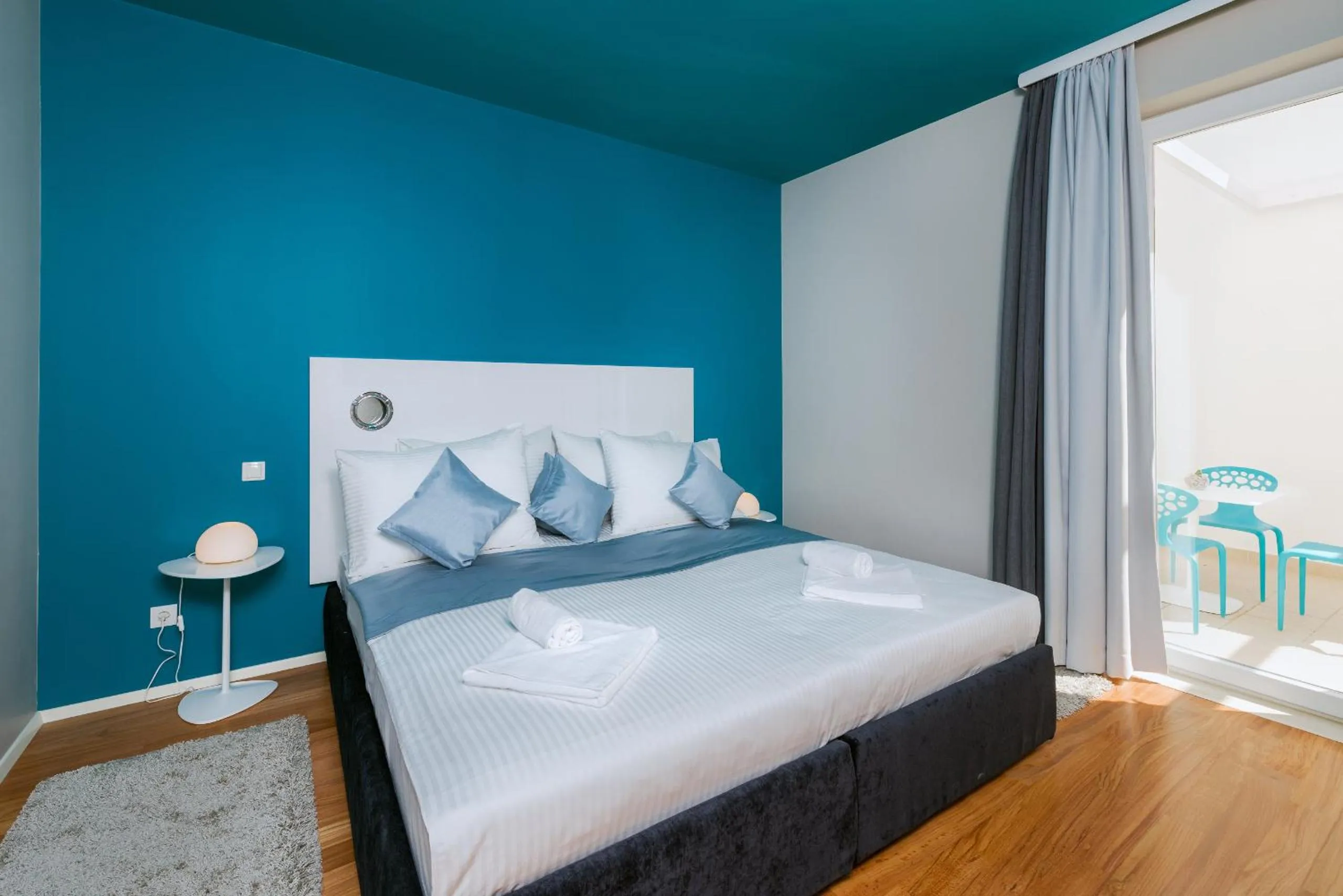 Bedroom, Bed in Apartments Villa Azzurra Bol