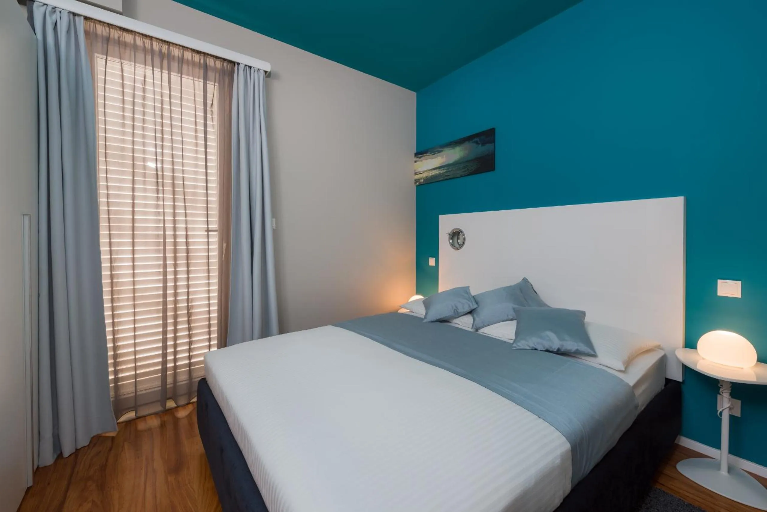 Bedroom, Bed in Apartments Villa Azzurra Bol