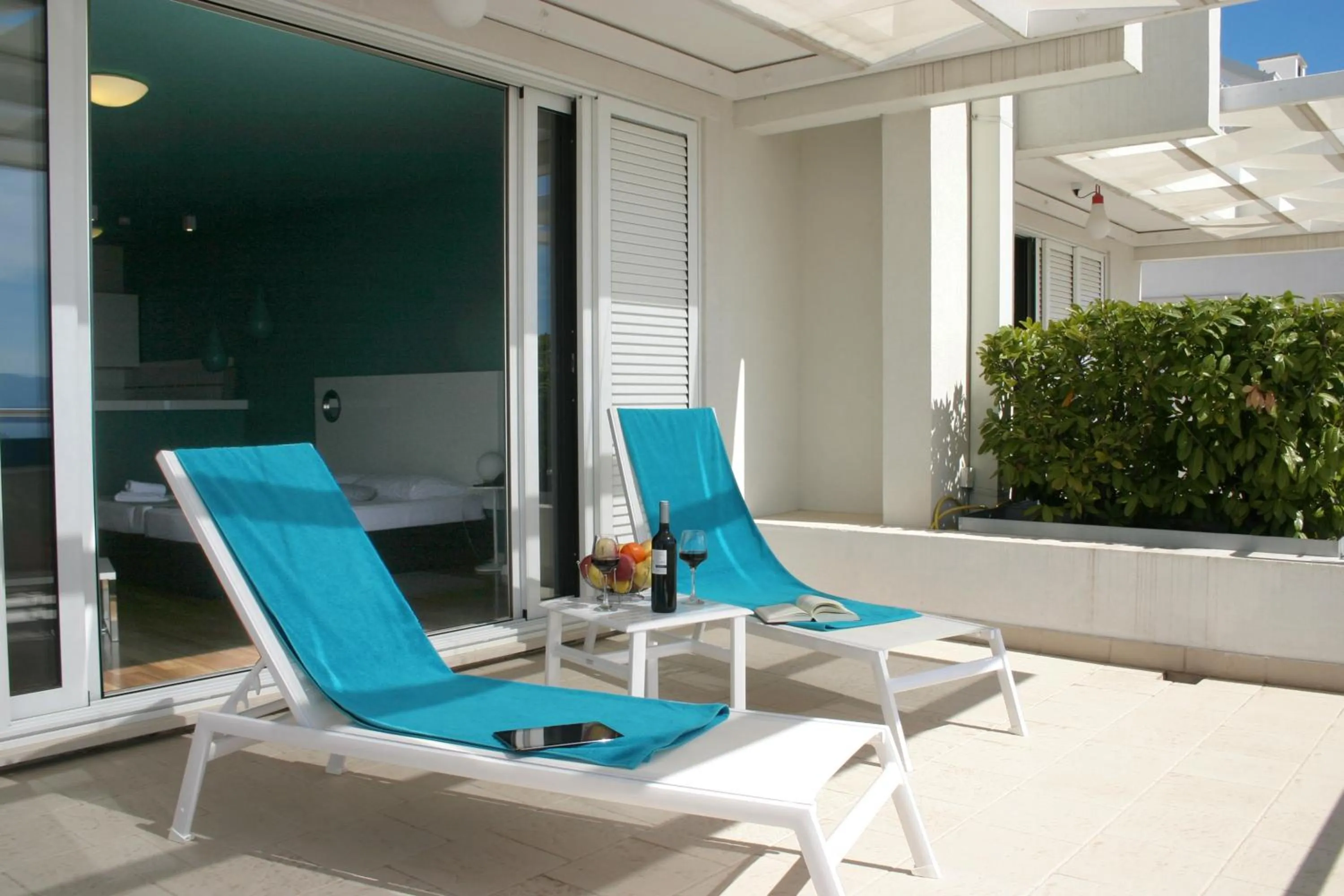 Balcony/Terrace in Apartments Villa Azzurra Bol