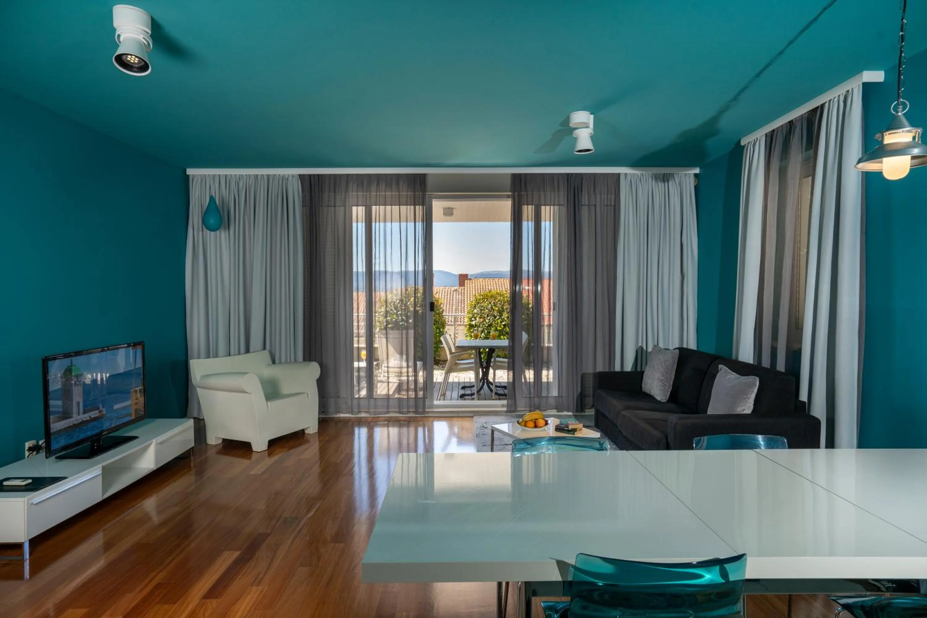 Balcony/Terrace in Apartments Villa Azzurra Bol