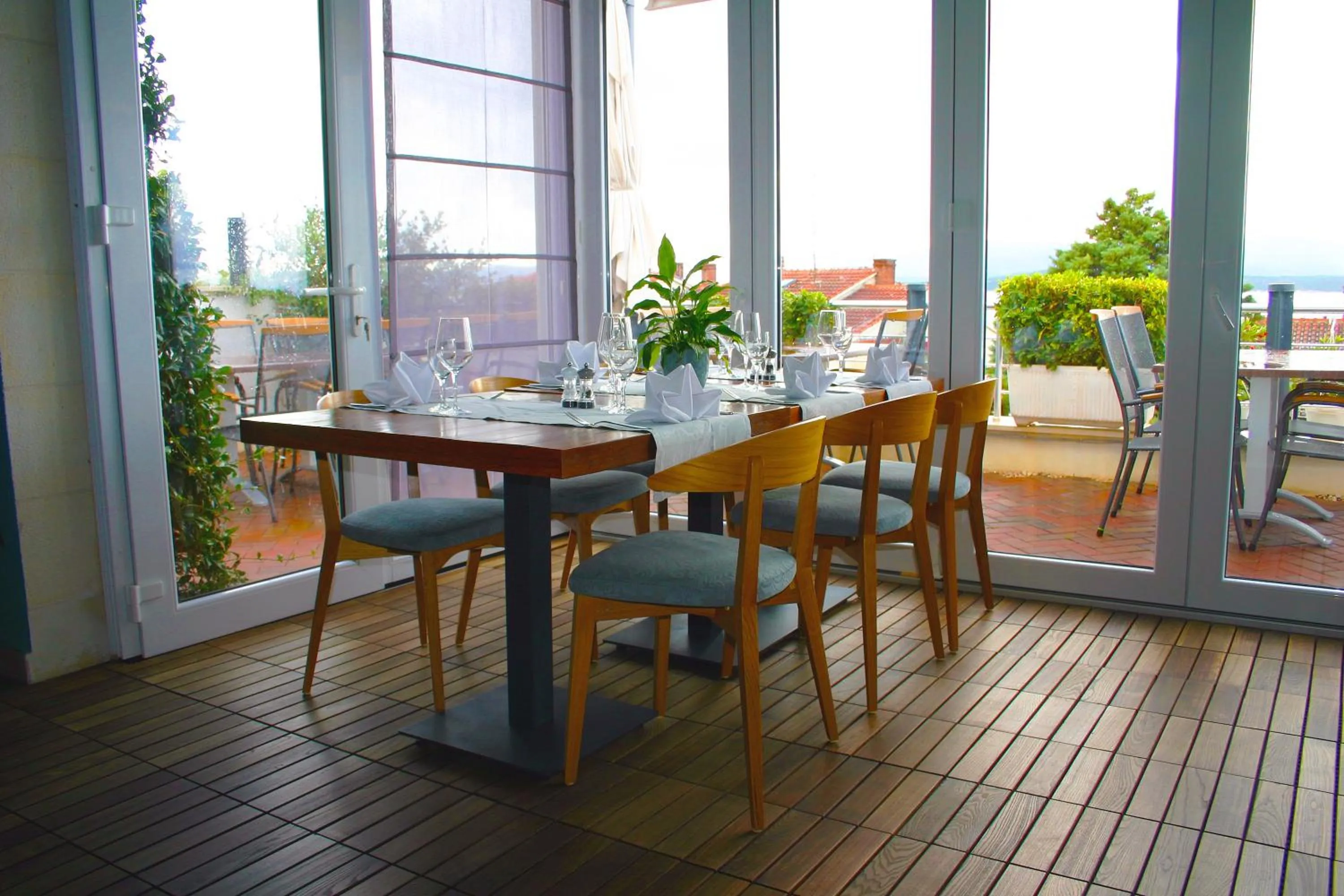 Breakfast in Apartments Villa Azzurra Bol