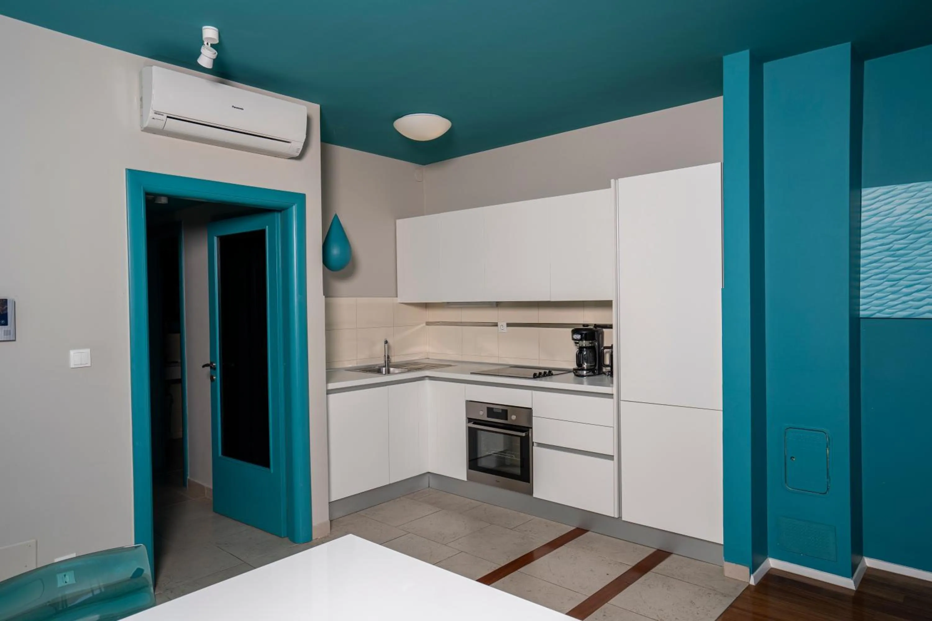 Kitchen or kitchenette in Apartments Villa Azzurra Bol