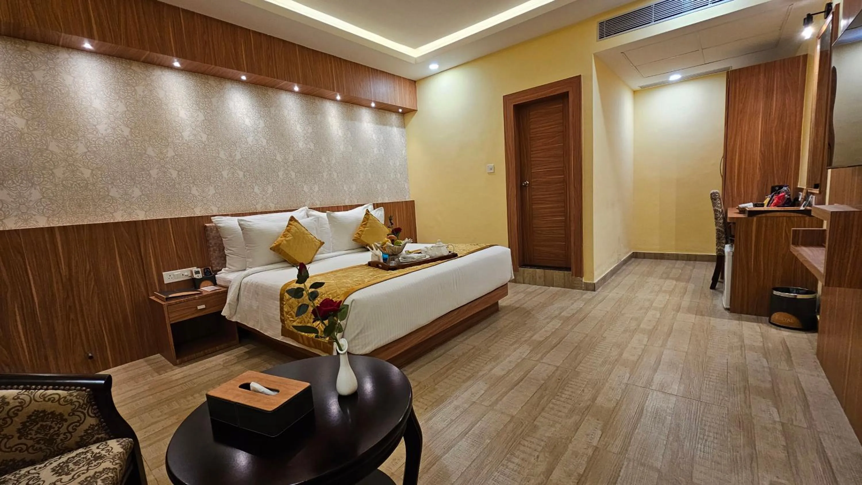 Bedroom, Bed in The Royal Bihar