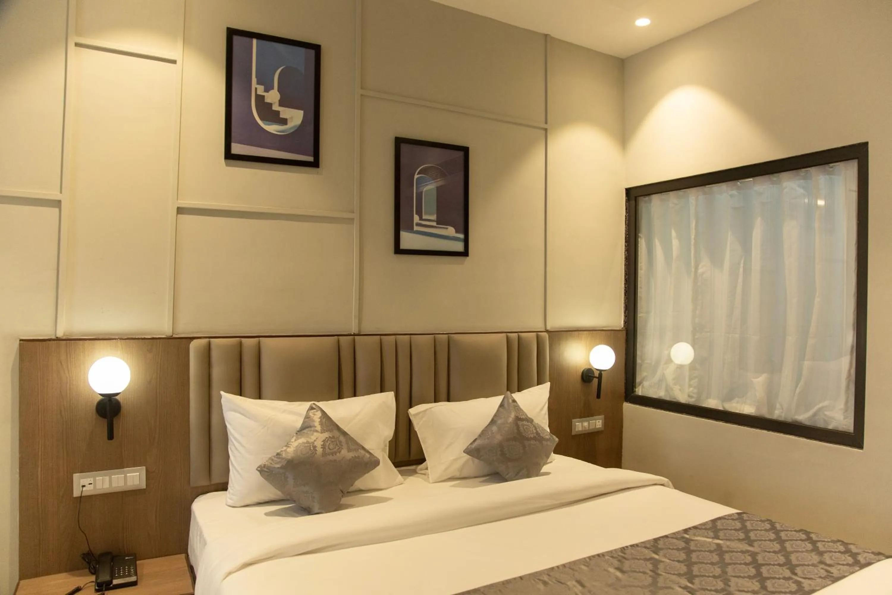 Bed in Cosmos Westend City Centre