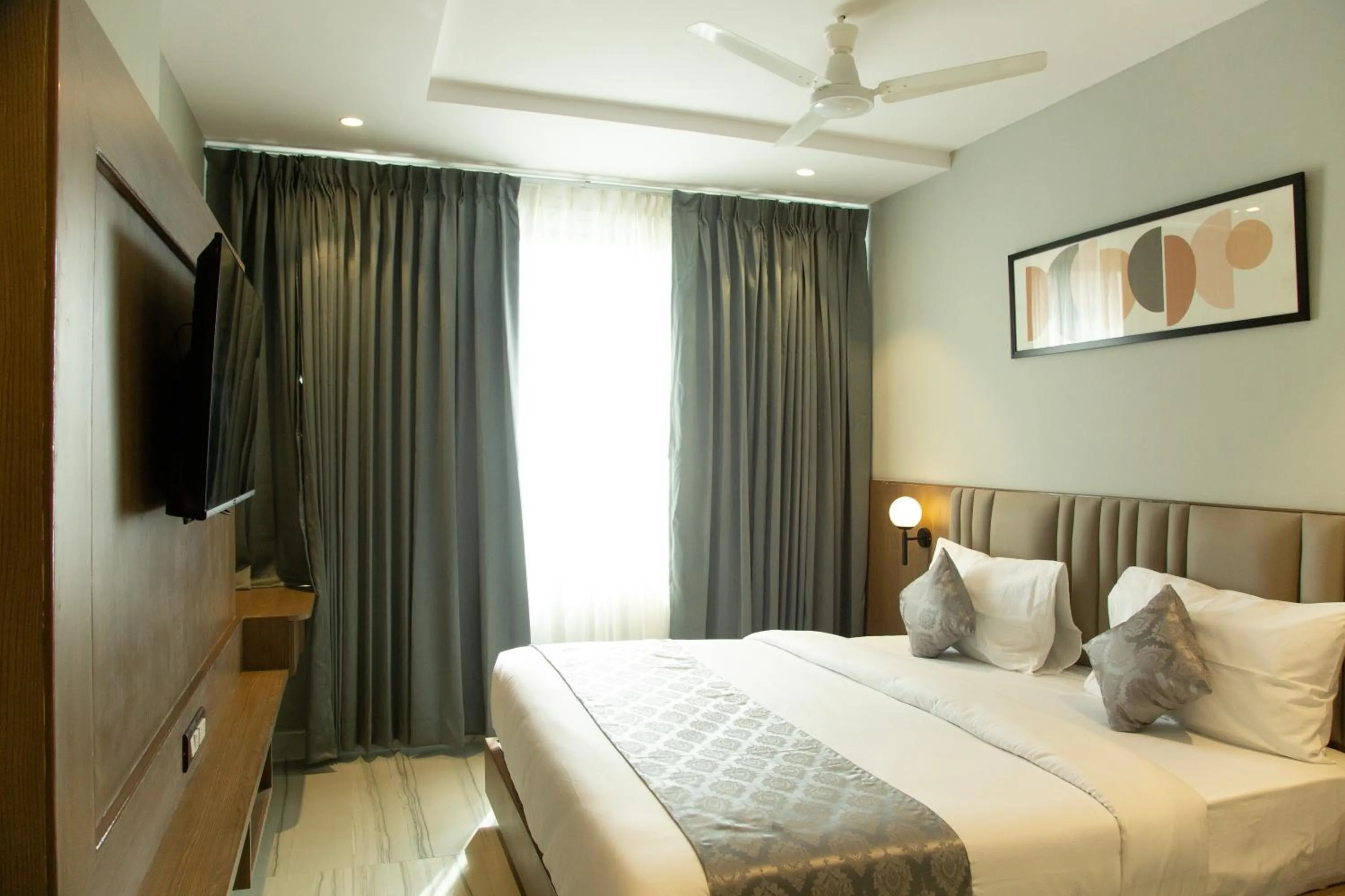 Bedroom, Bed in Cosmos Westend City Centre