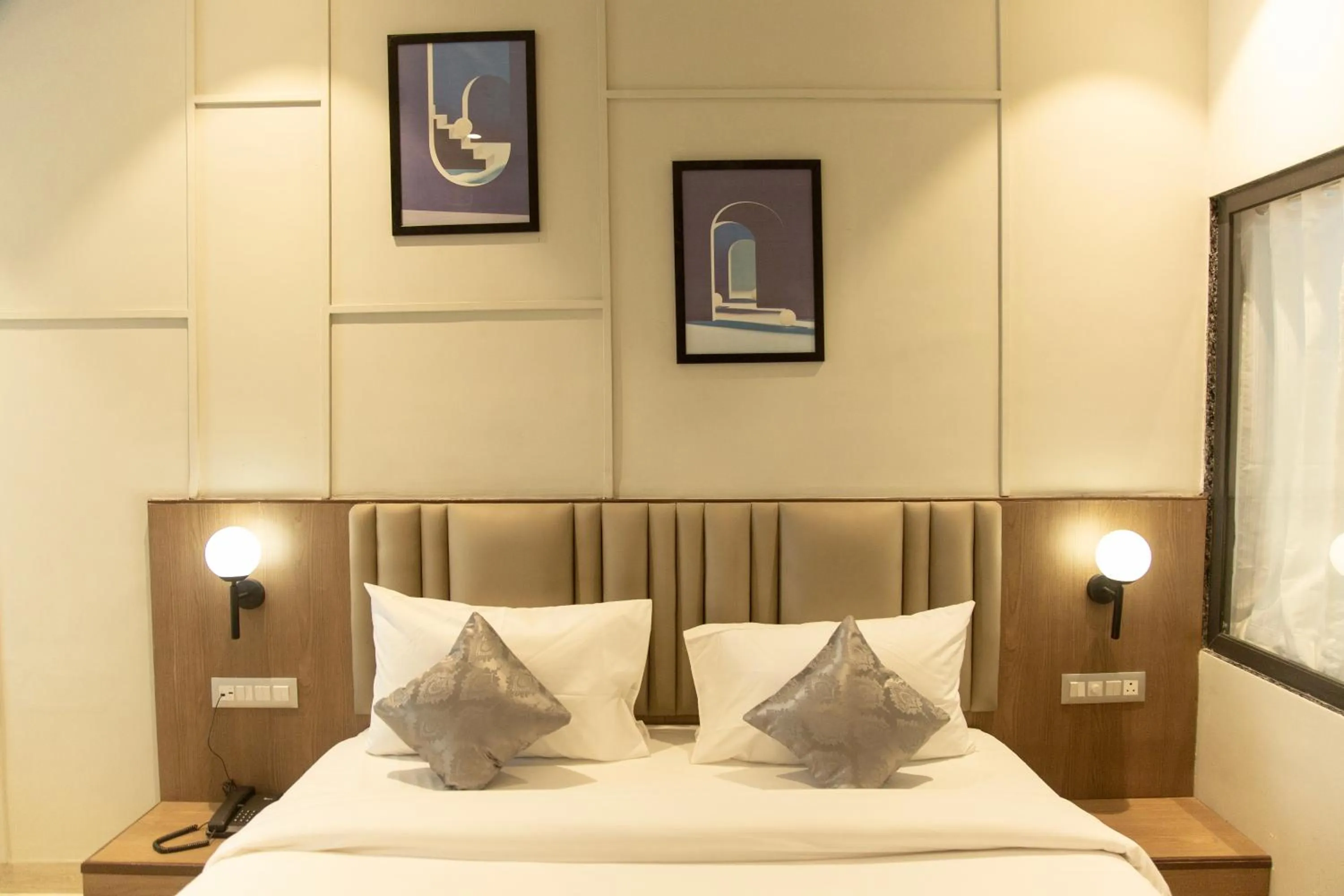 Bed in Cosmos Westend City Centre