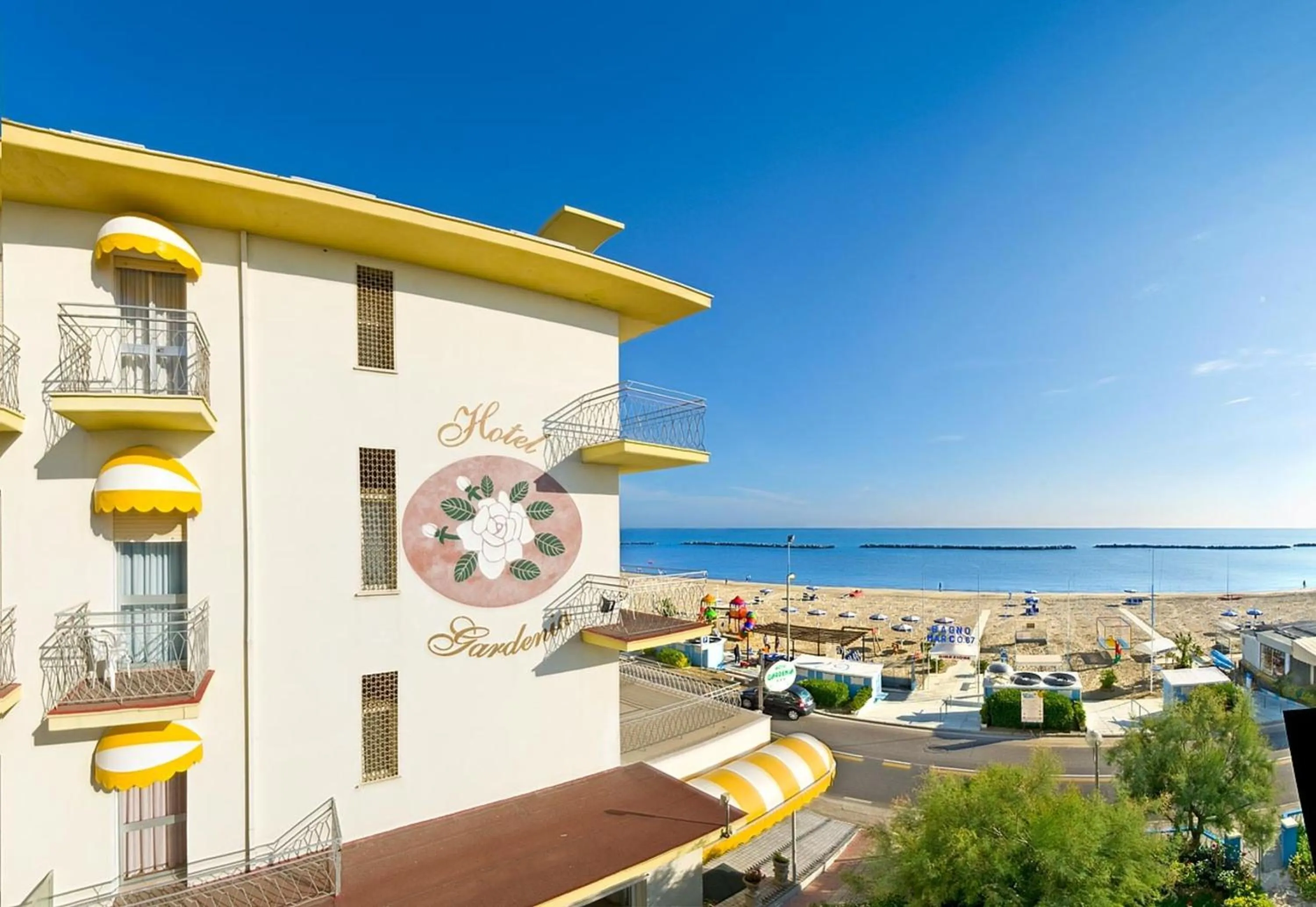 Facade/entrance in Hotel Gardenia