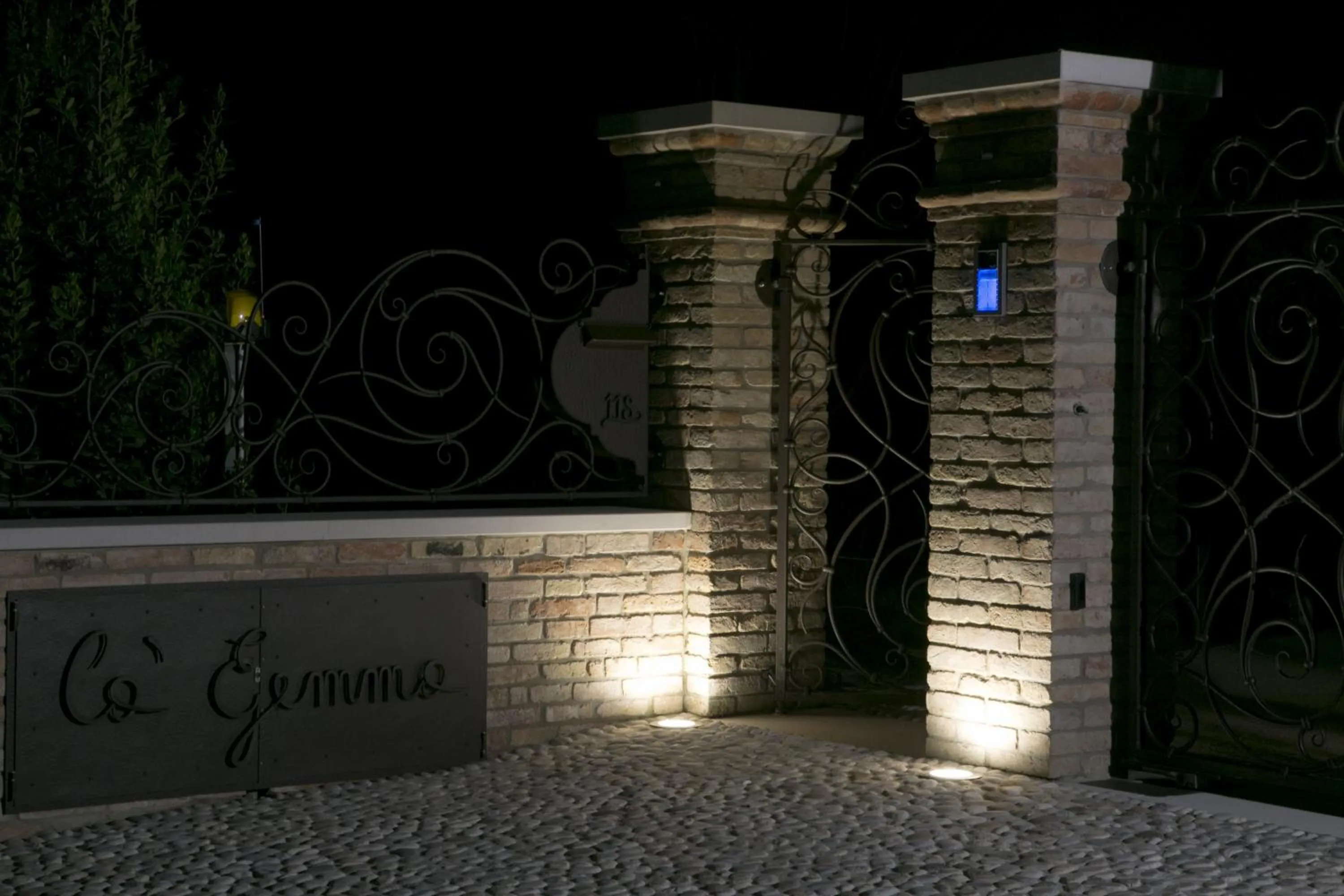 Facade/entrance in Ca' Gemma