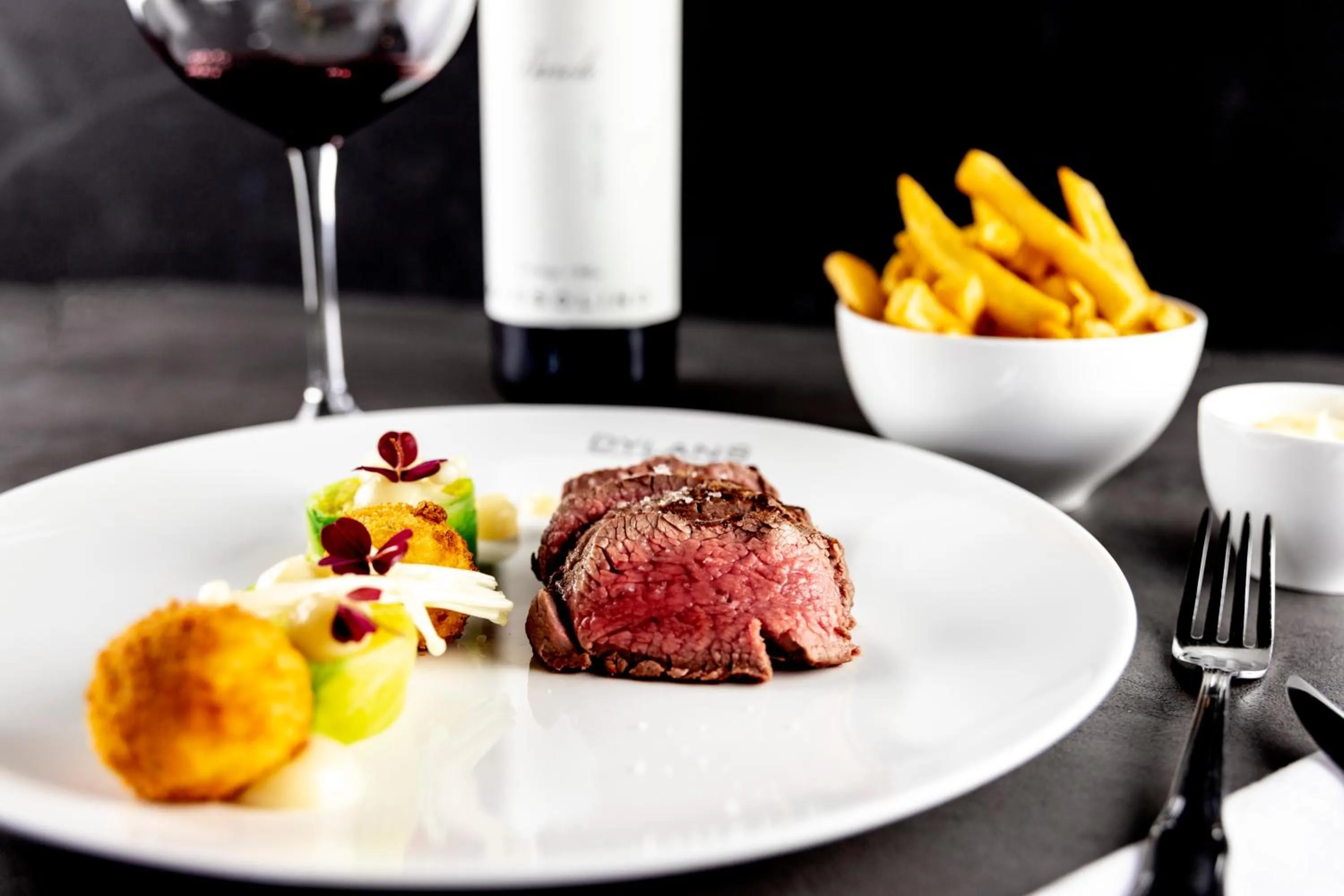 Food close-up in Alexander Hotel