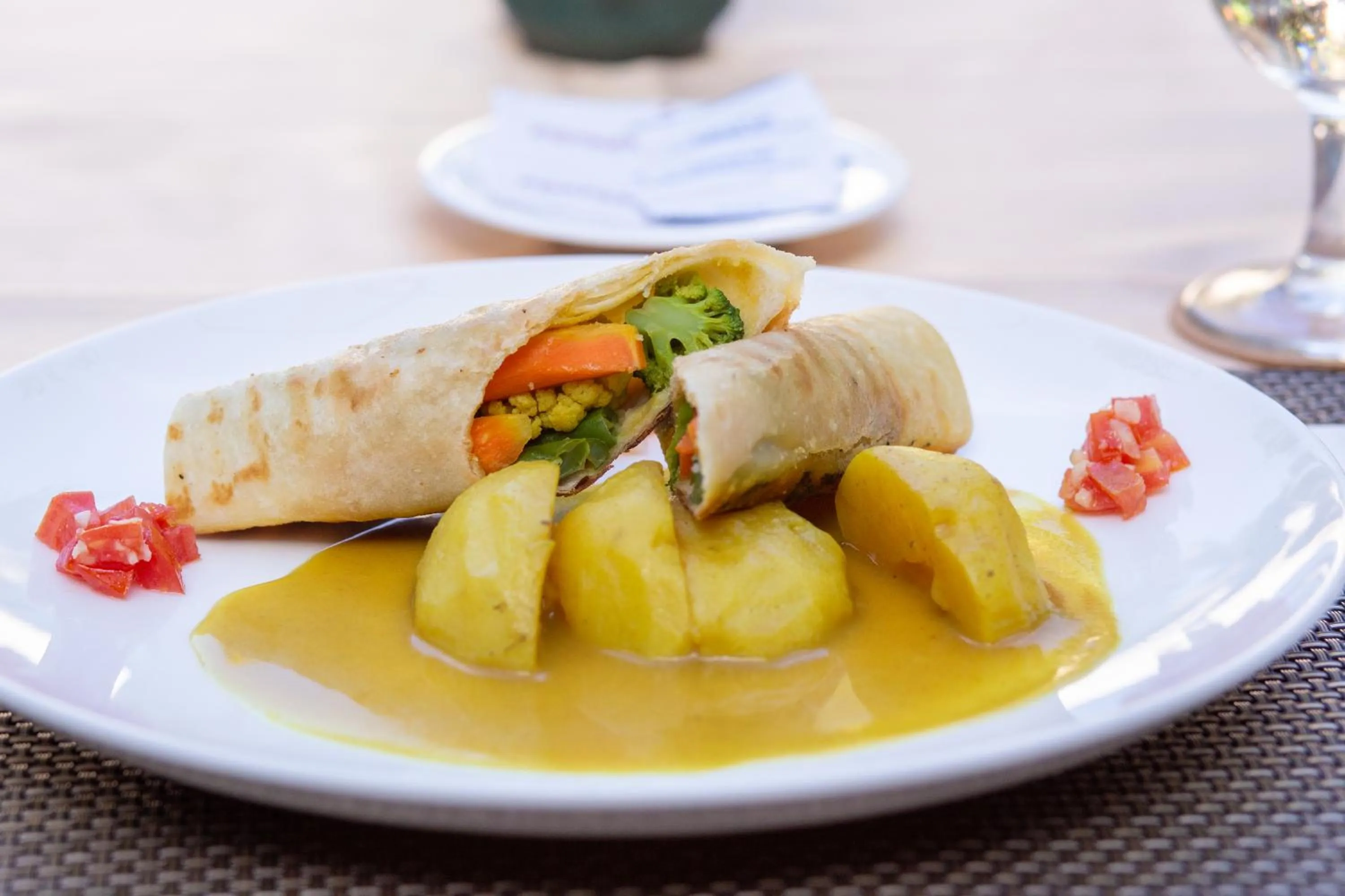 Food close-up in Awatara Boutique Resort Ubud