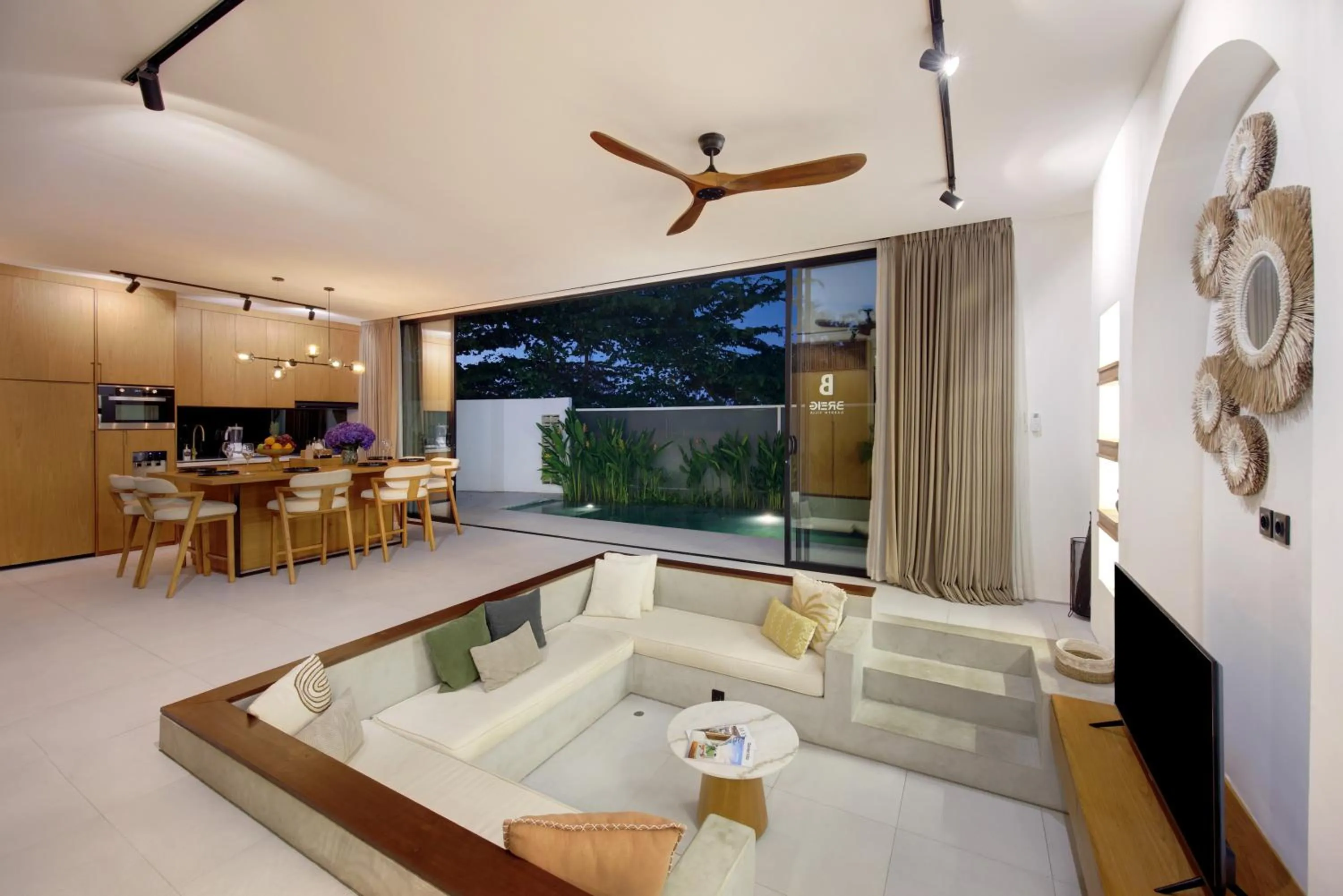 TV and multimedia in Garden Villa Pererenan by BREIG