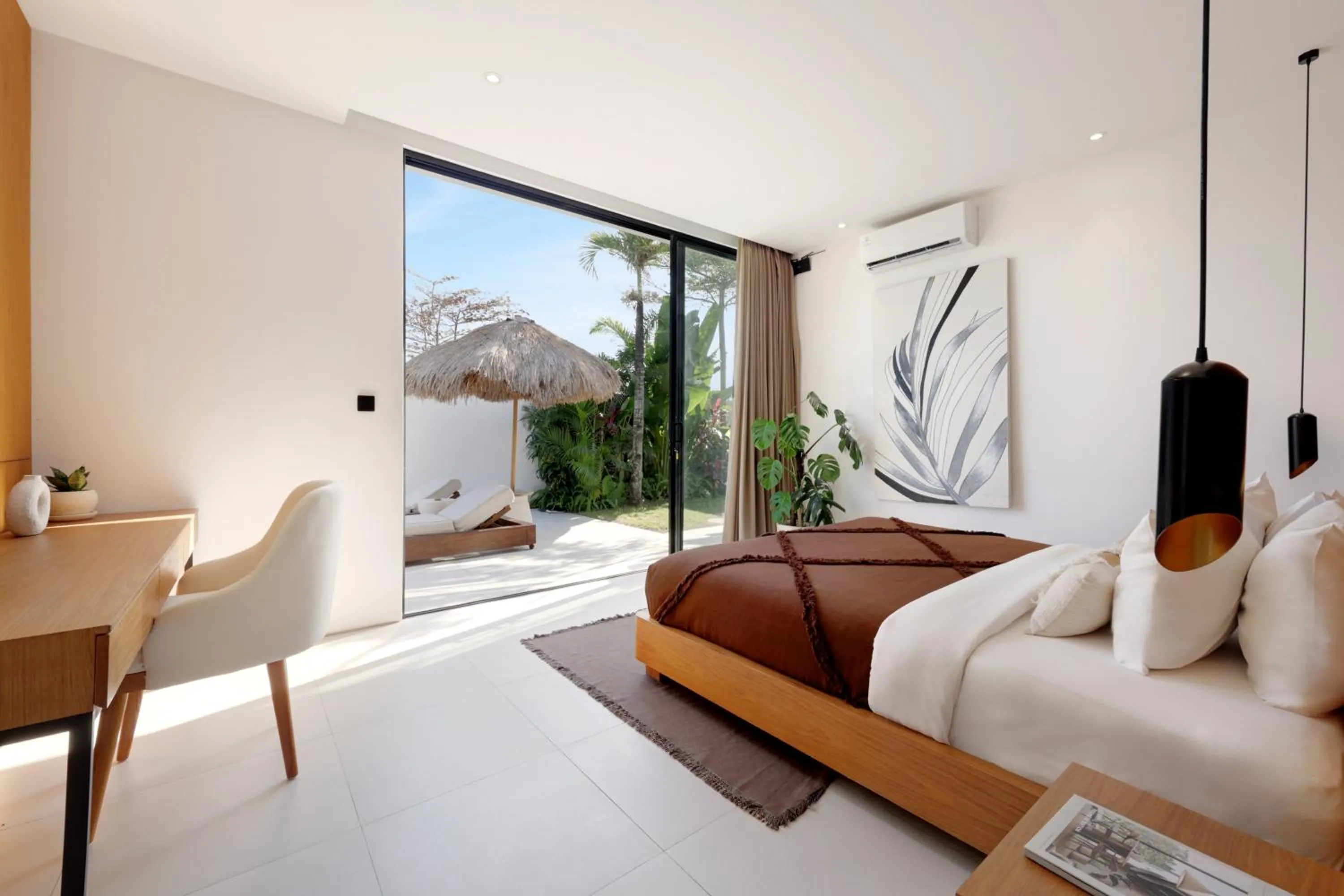 Bed in Garden Villa Pererenan by BREIG