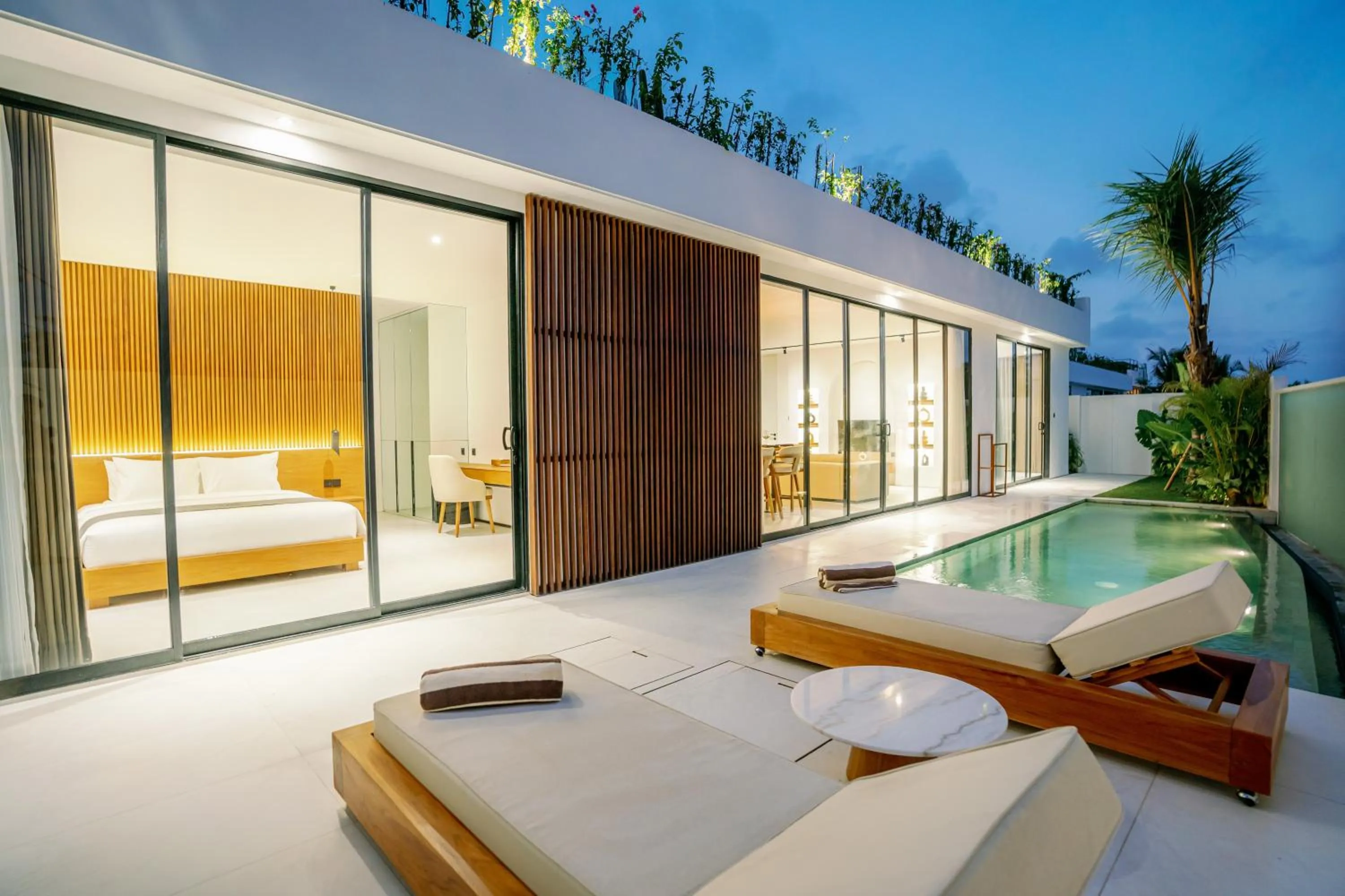 Bedroom in Garden Villa Pererenan by BREIG