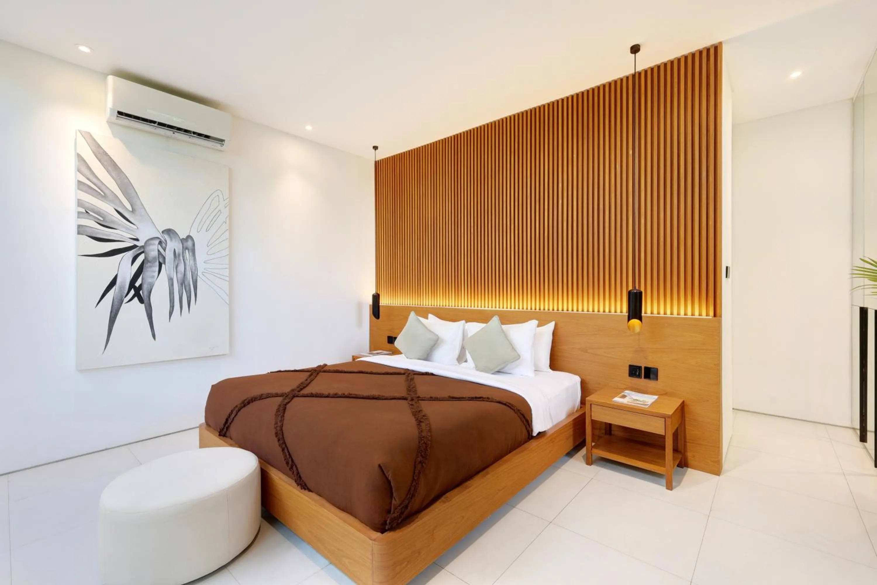 Bed in Garden Villa Pererenan by BREIG