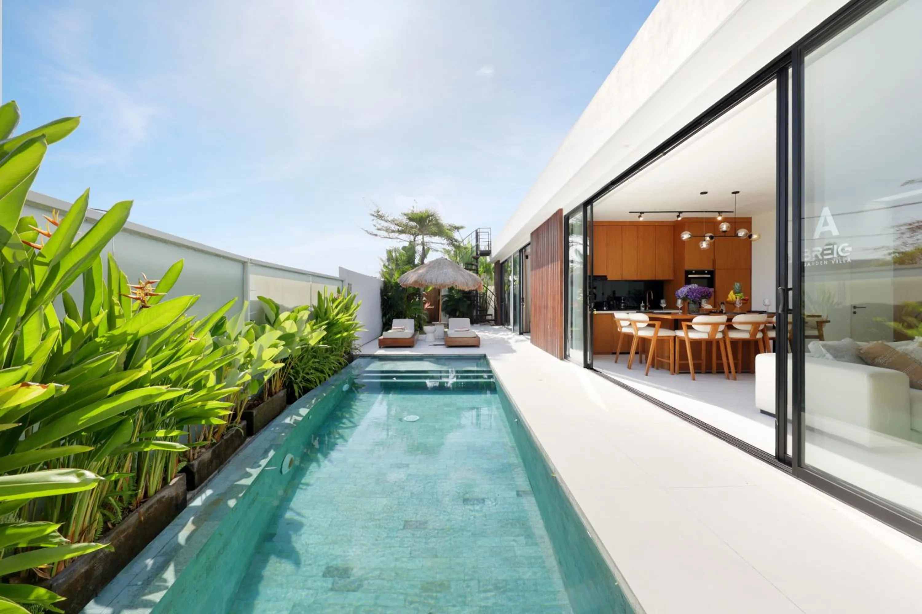 Swimming pool in Garden Villa Pererenan by BREIG