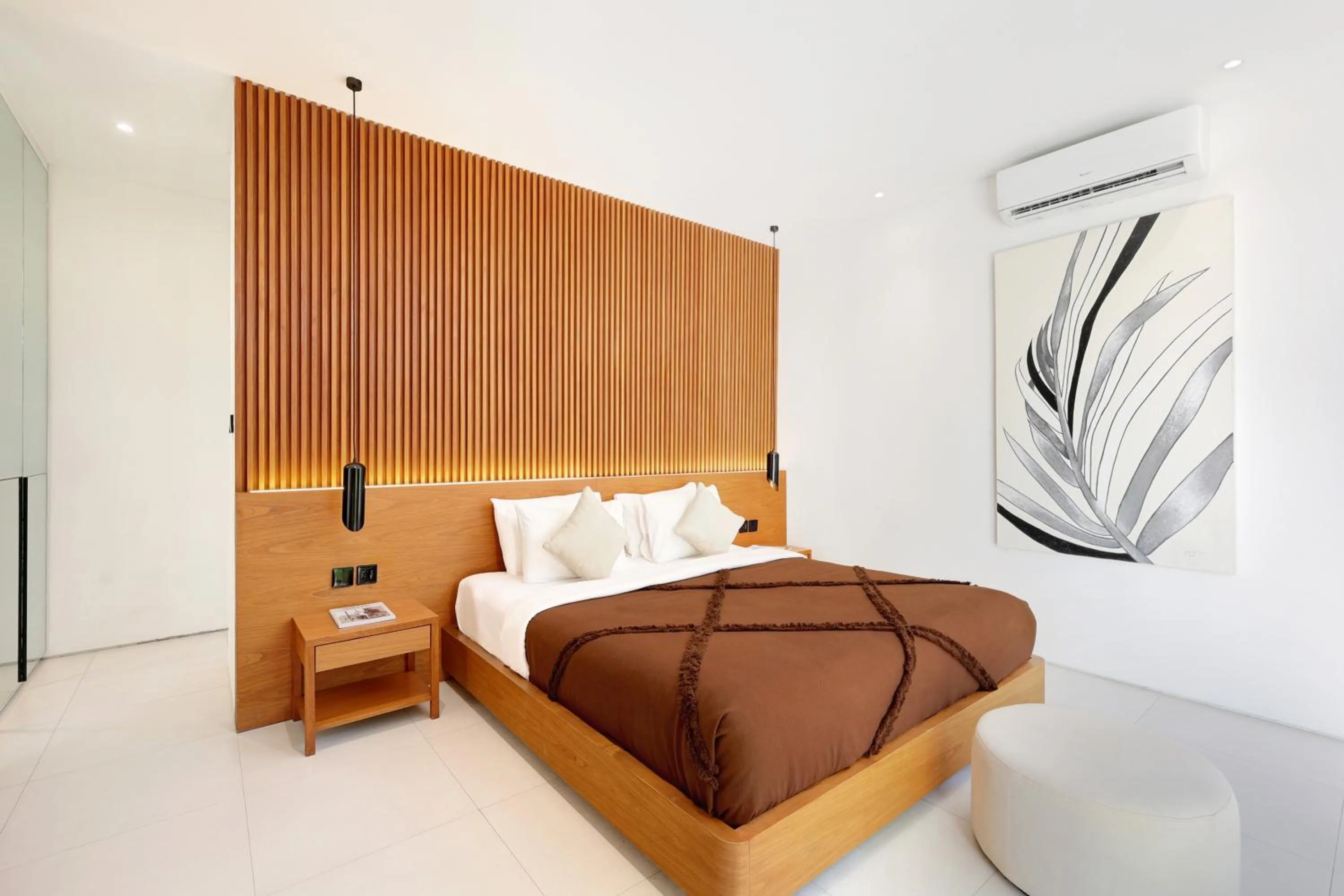 Bed in Garden Villa Pererenan by BREIG