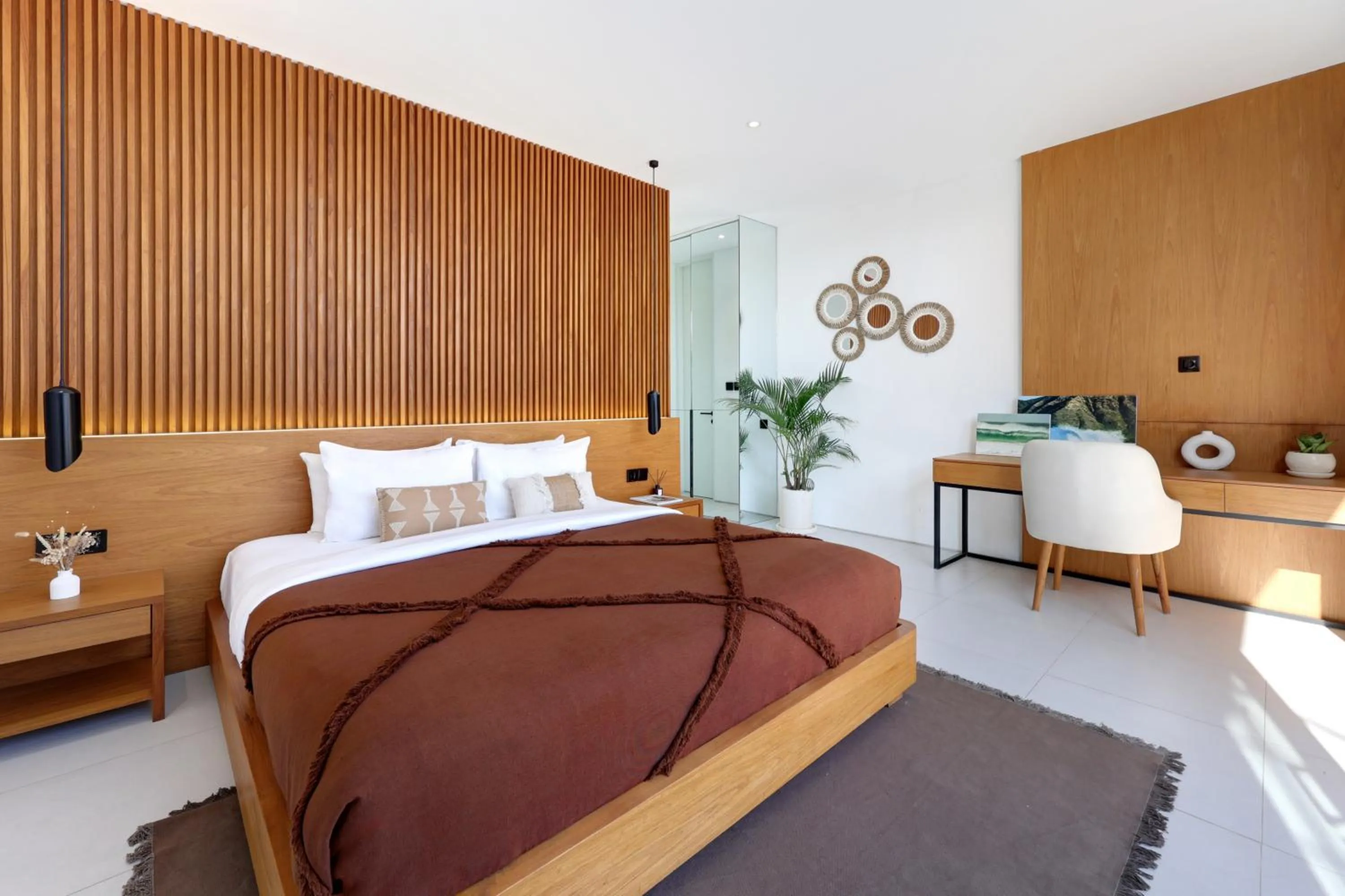 Bed in Garden Villa Pererenan by BREIG