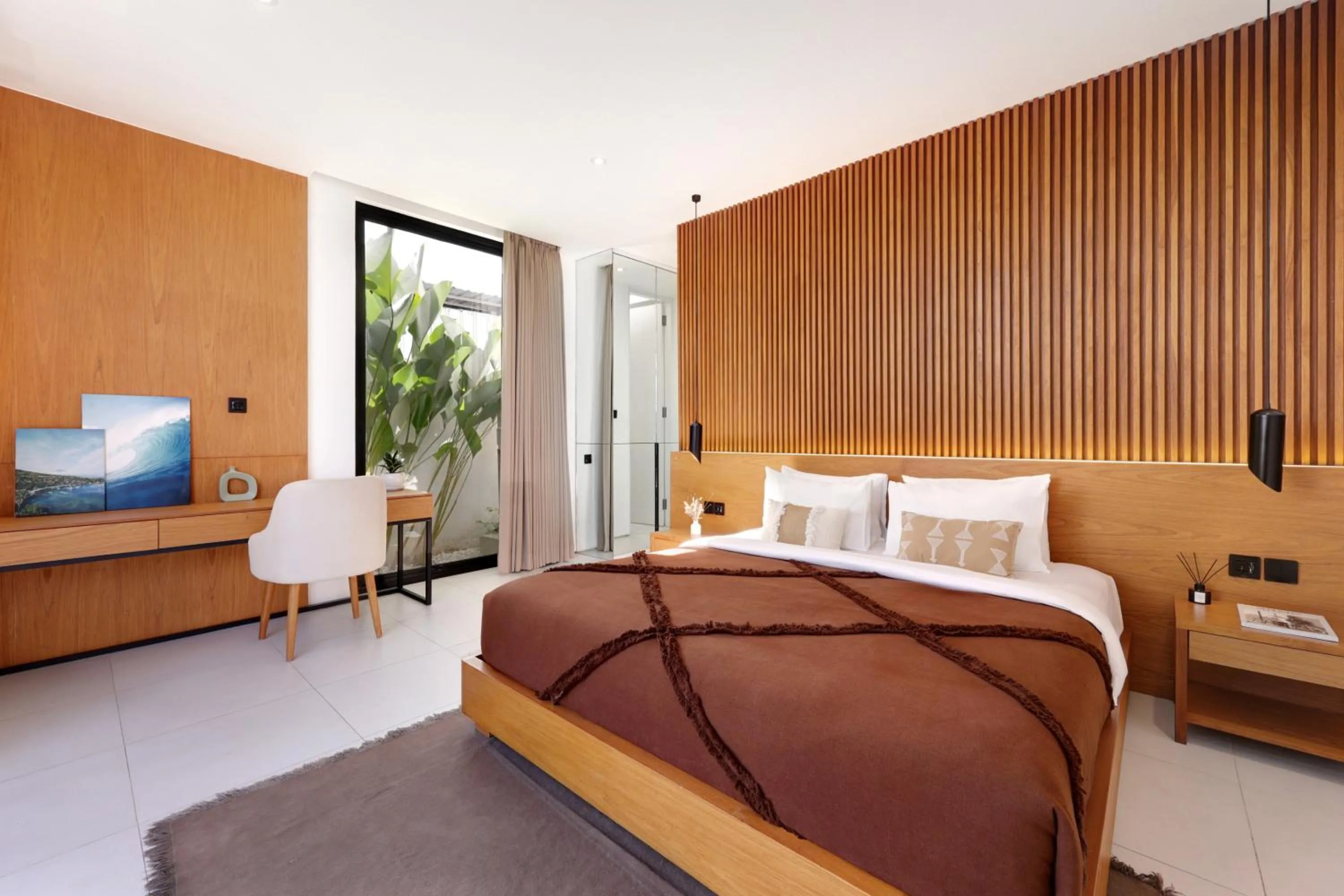 Bed in Garden Villa Pererenan by BREIG