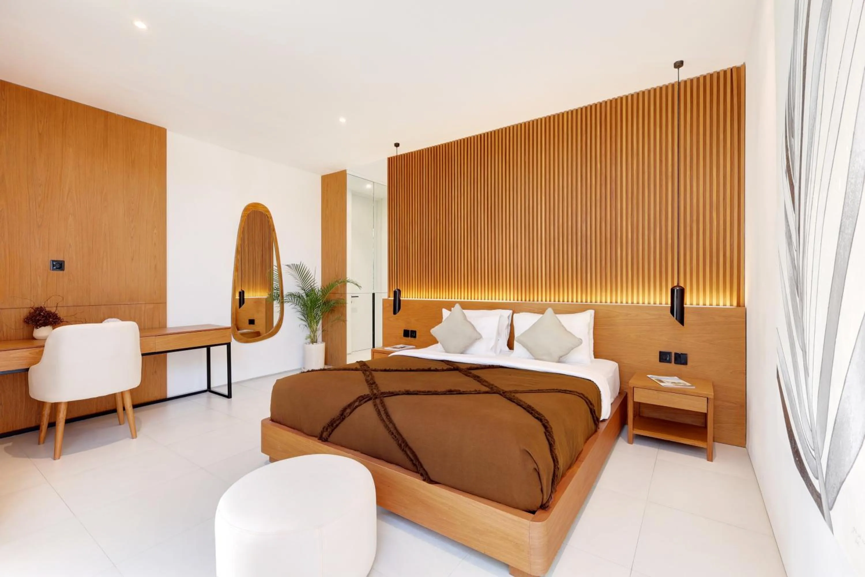 Bed in Garden Villa Pererenan by BREIG