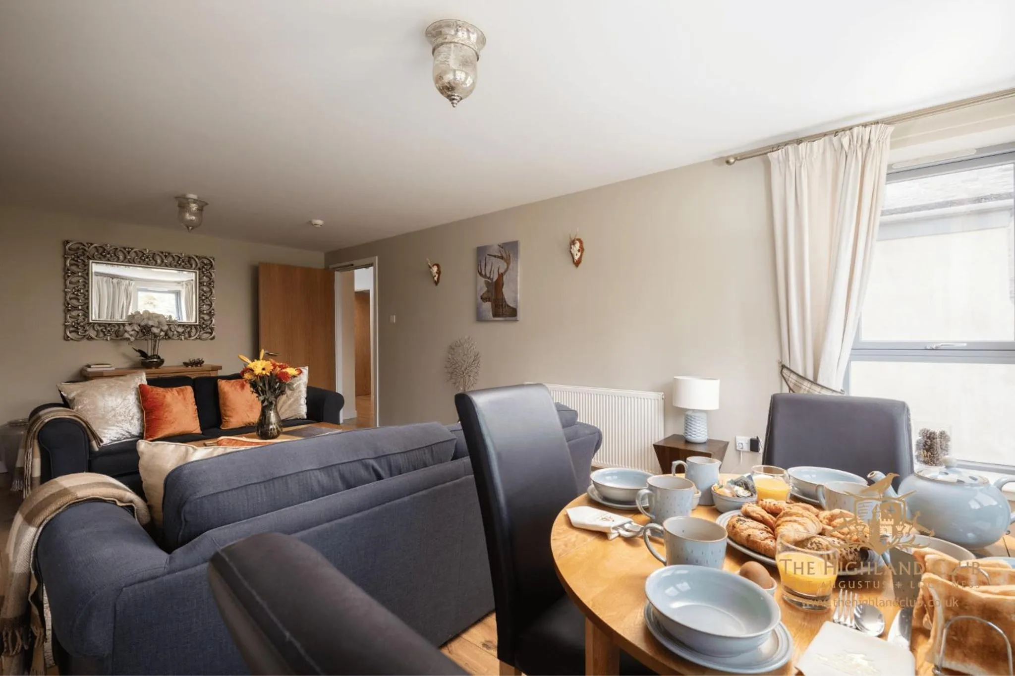 Living room in The Highland Club